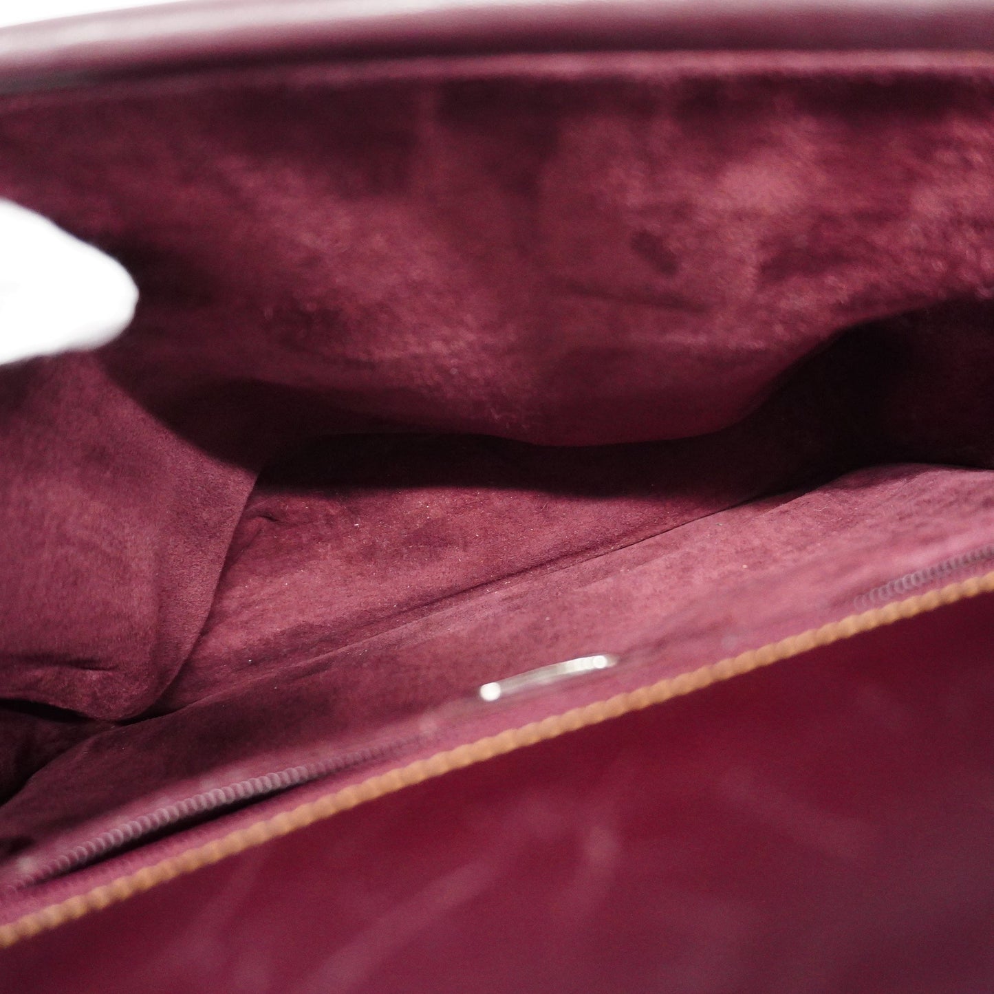 GUCCI GG Canvas Shoulder Bag 001 106 0466 Women's Leather Bordeaux