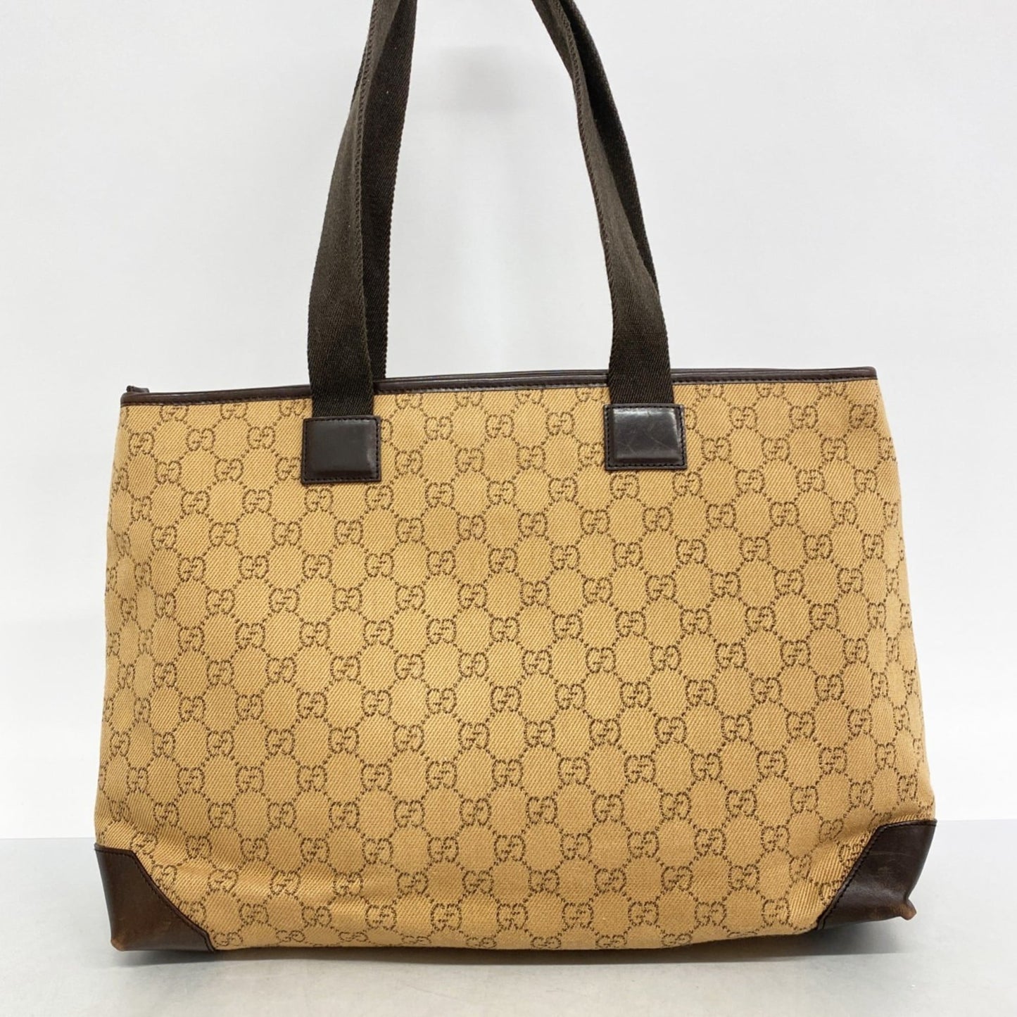 Gucci Brown Denim Tote Bag ( )