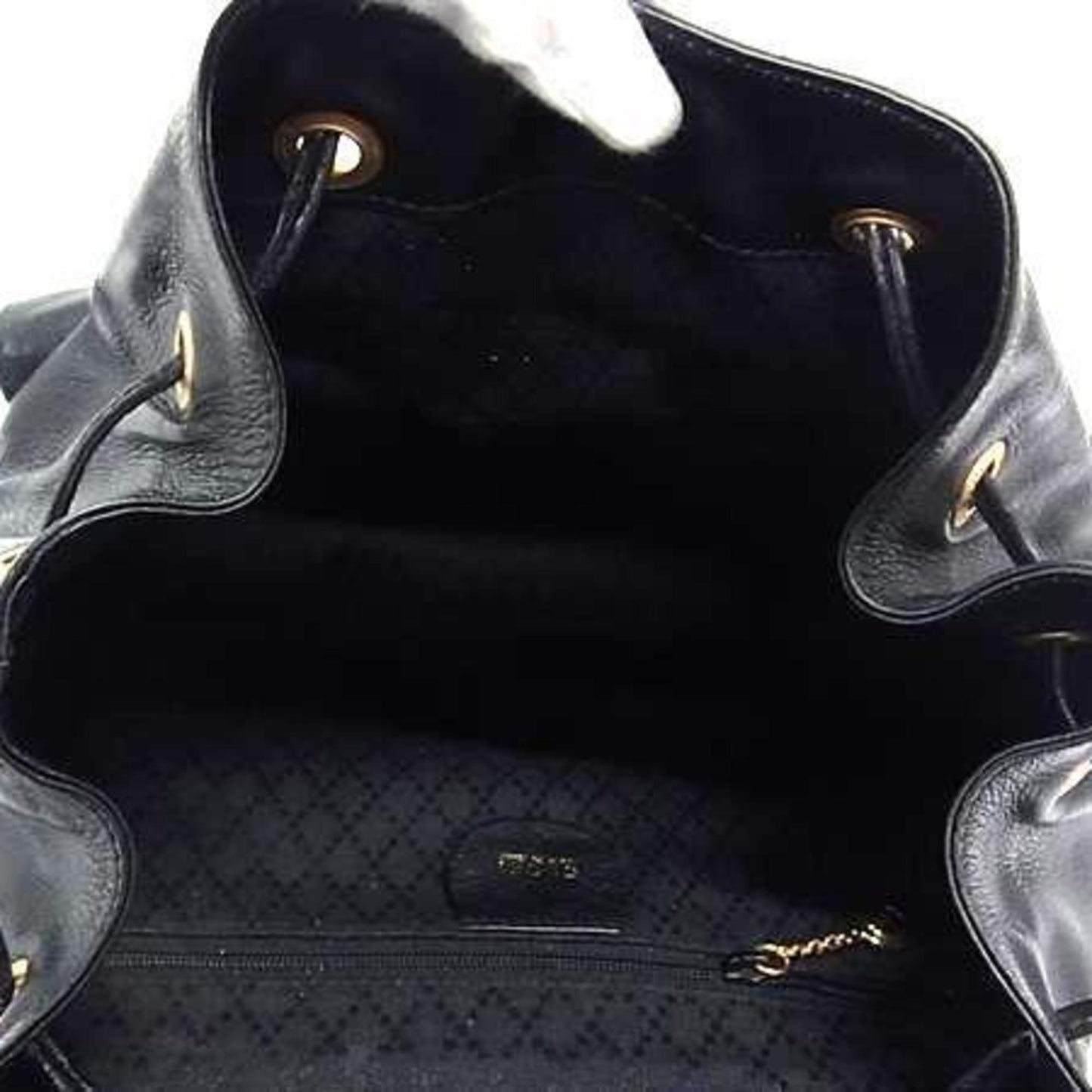 Gucci Bamboo Black Leather Backpack ( )