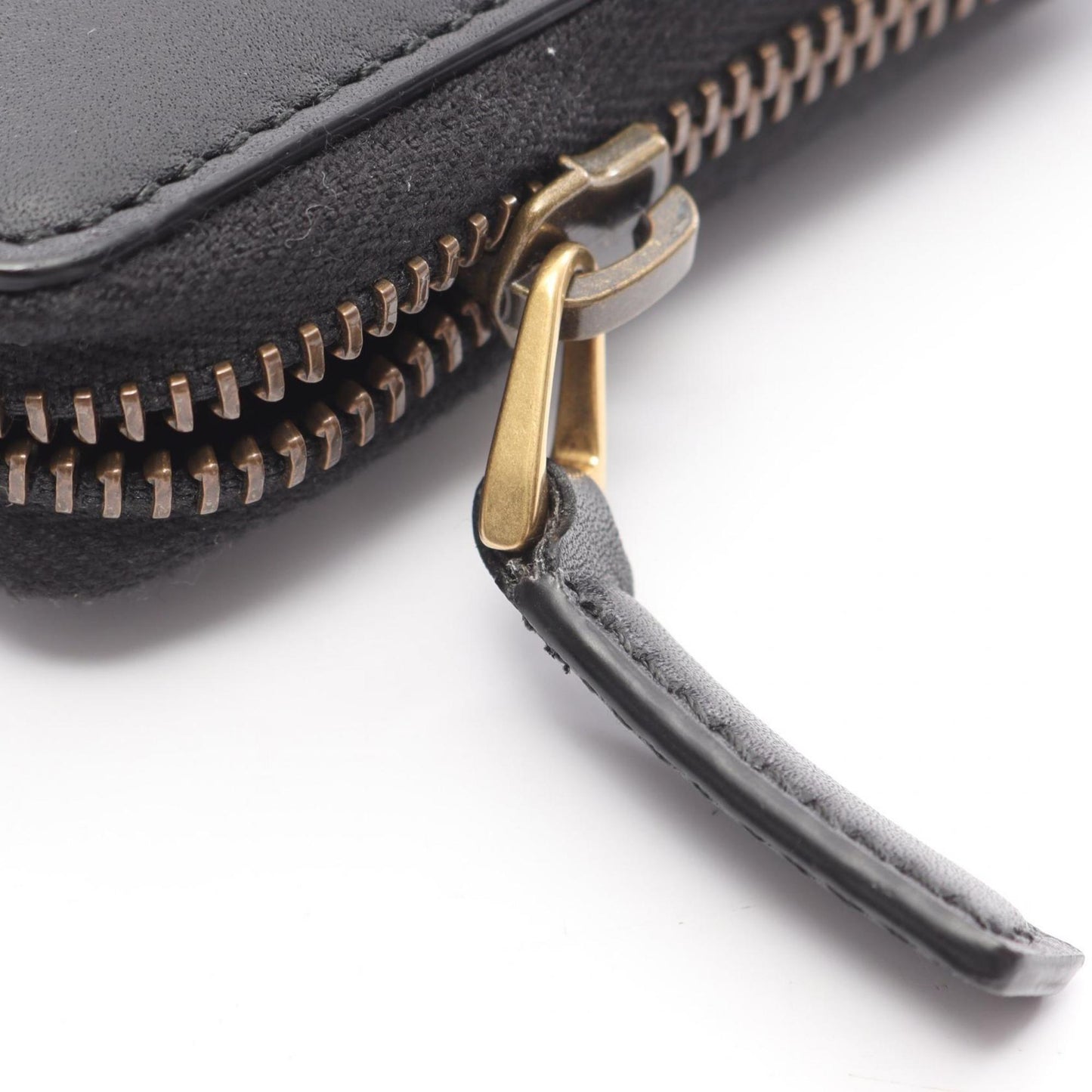 Gucci Black Leather Long Wallet (Bi-Fold) ( )