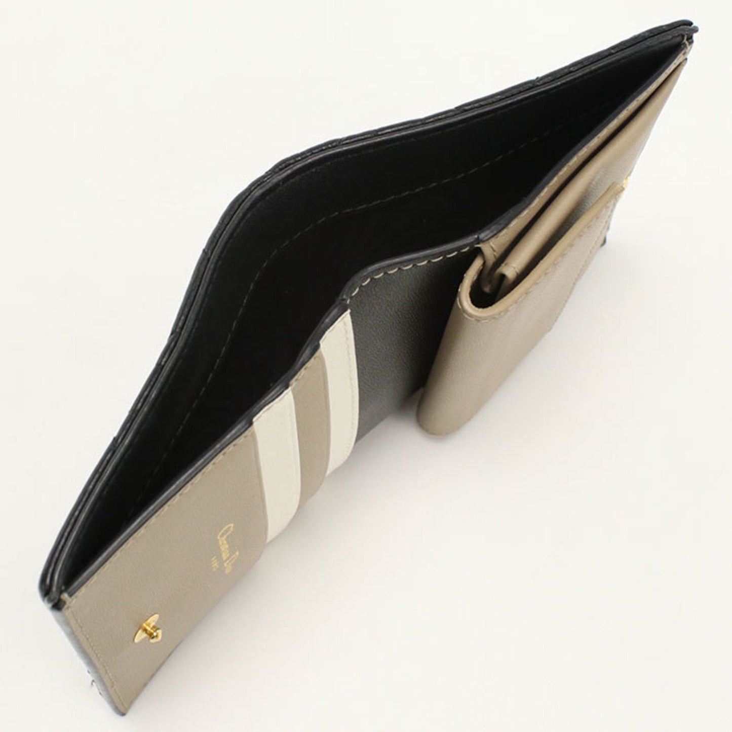 Christian Dior Black Leather Wallet (Bi-Fold) ()
