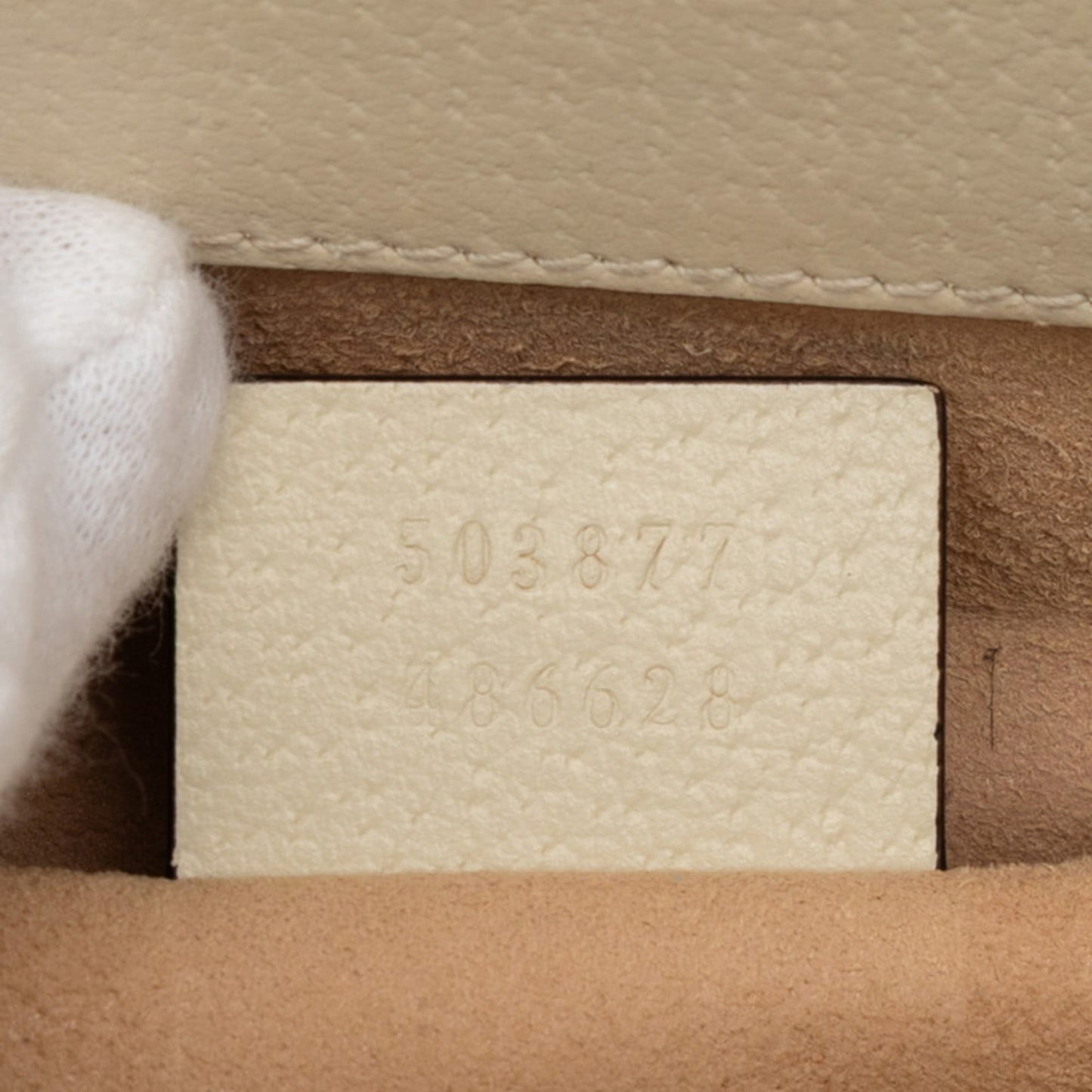 Gucci Beige Ivory Pvc Leather Shoulder Bag ( )