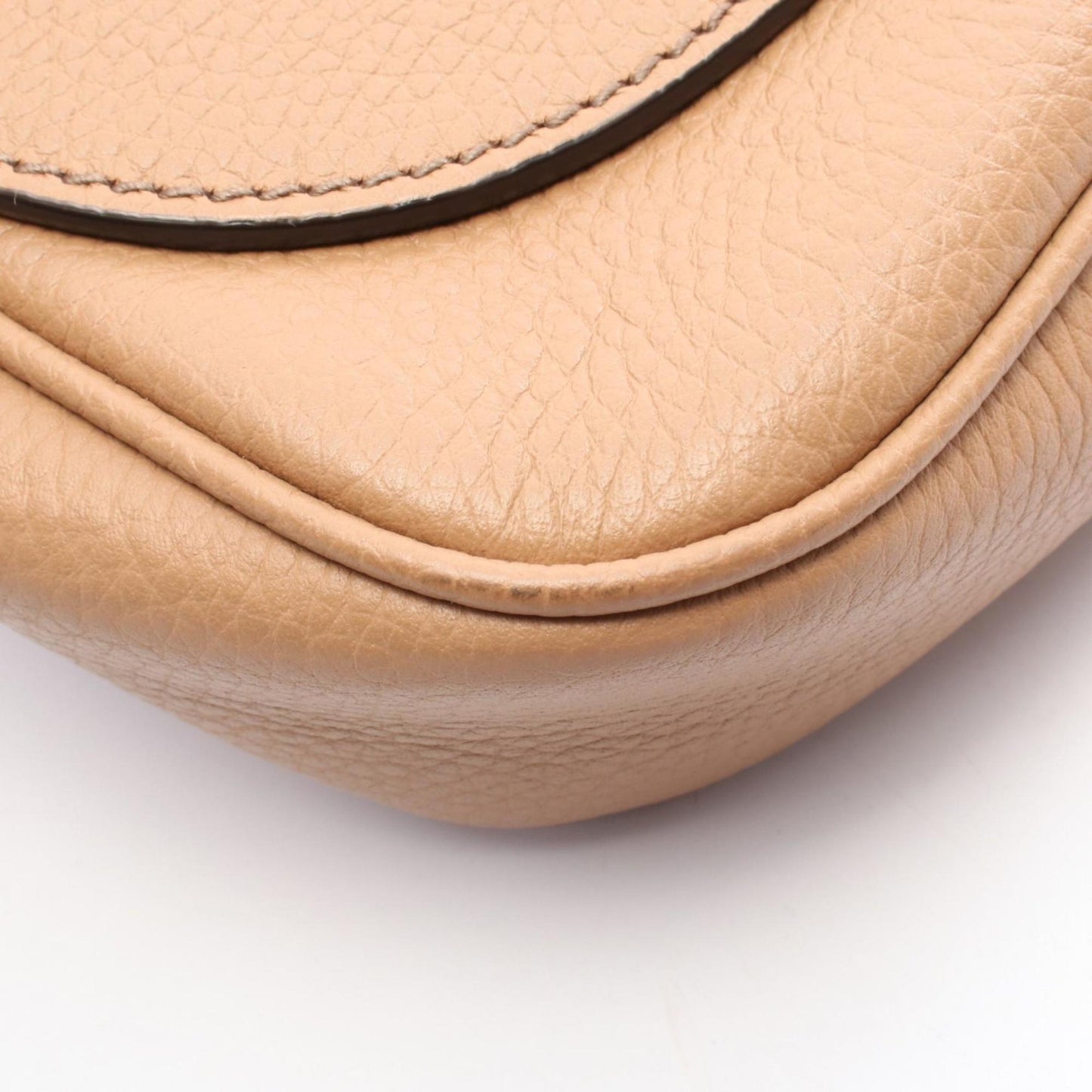Gucci Brown Leather Shoulder Bag ( )