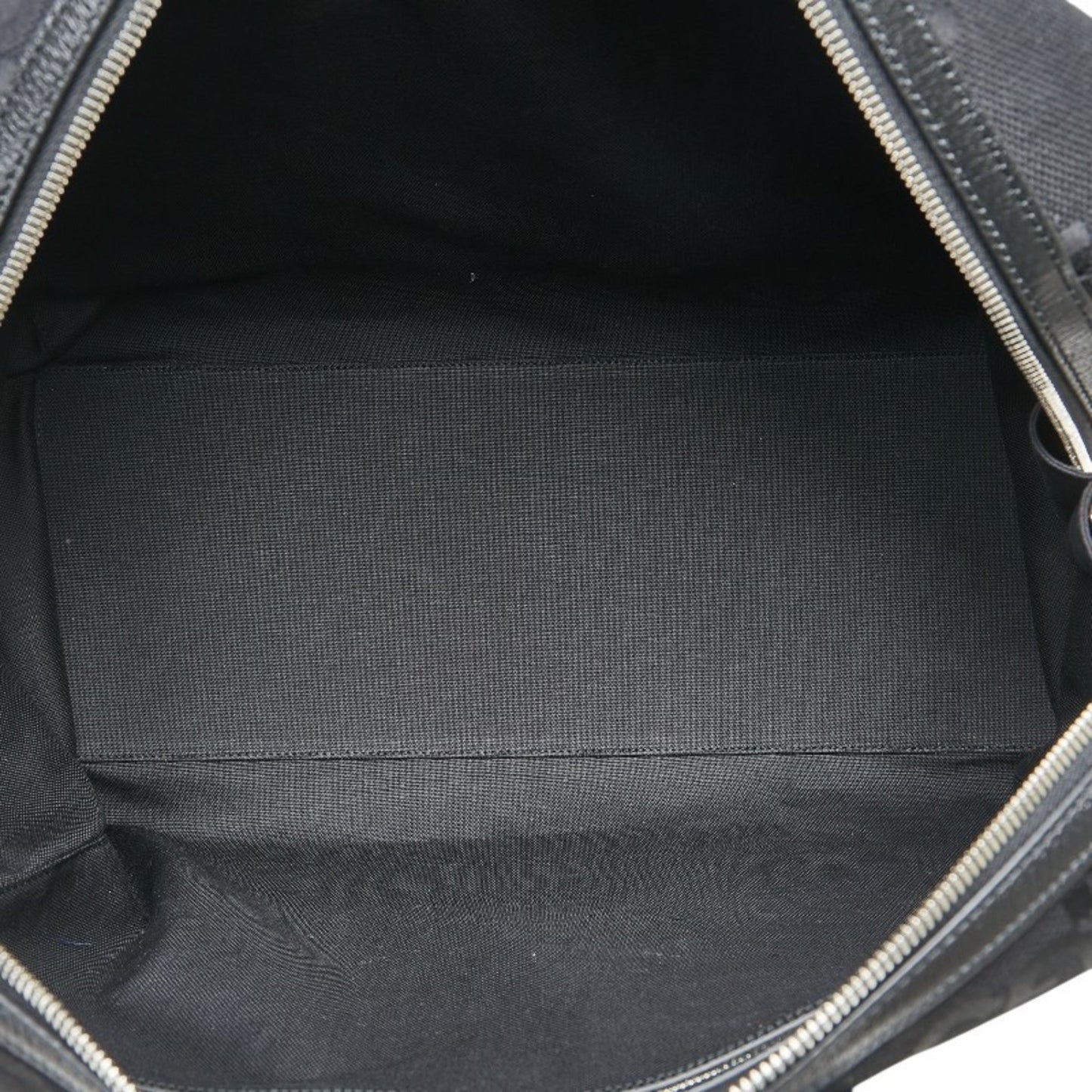 Gucci Black Canvas Leather Boston Bag Eco-Bag Pouch Shoulder Bag