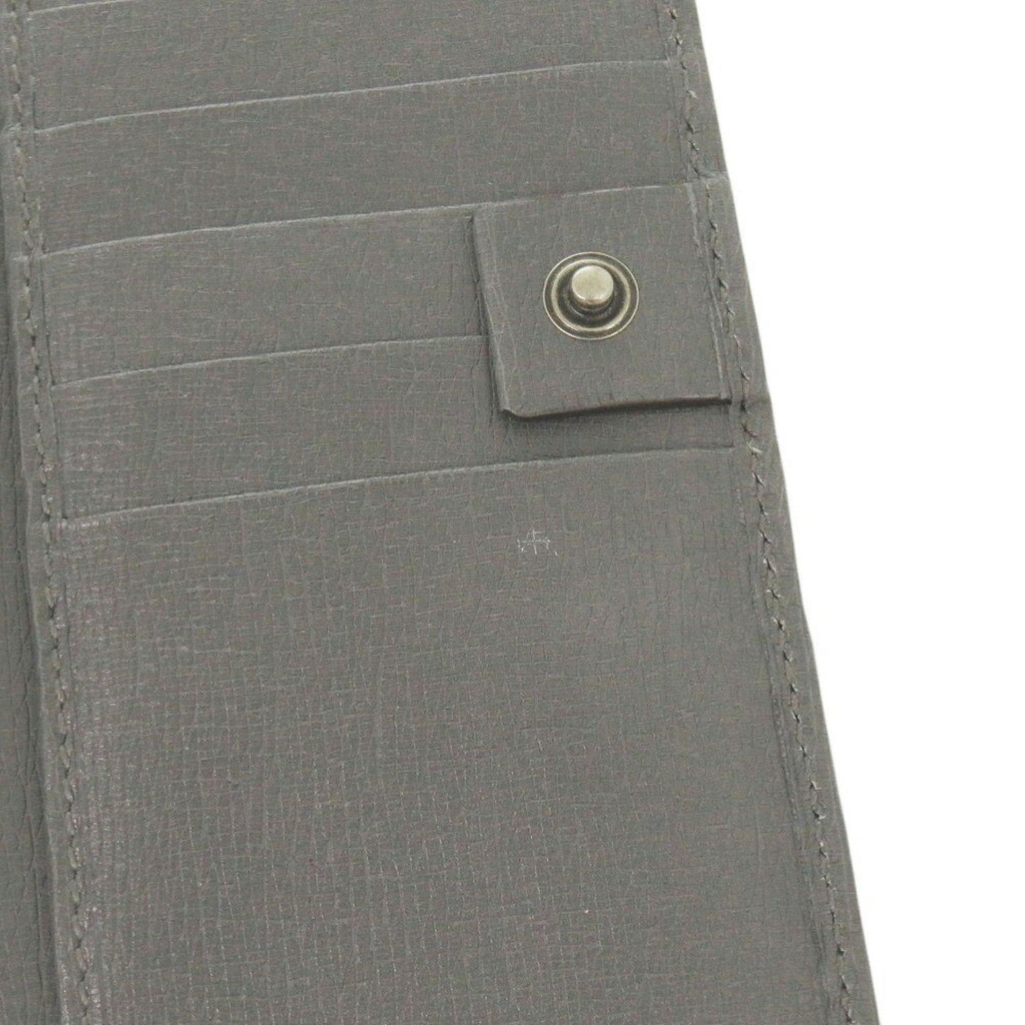 Gucci Gray Leather Long Wallet (Bi-Fold) ( )