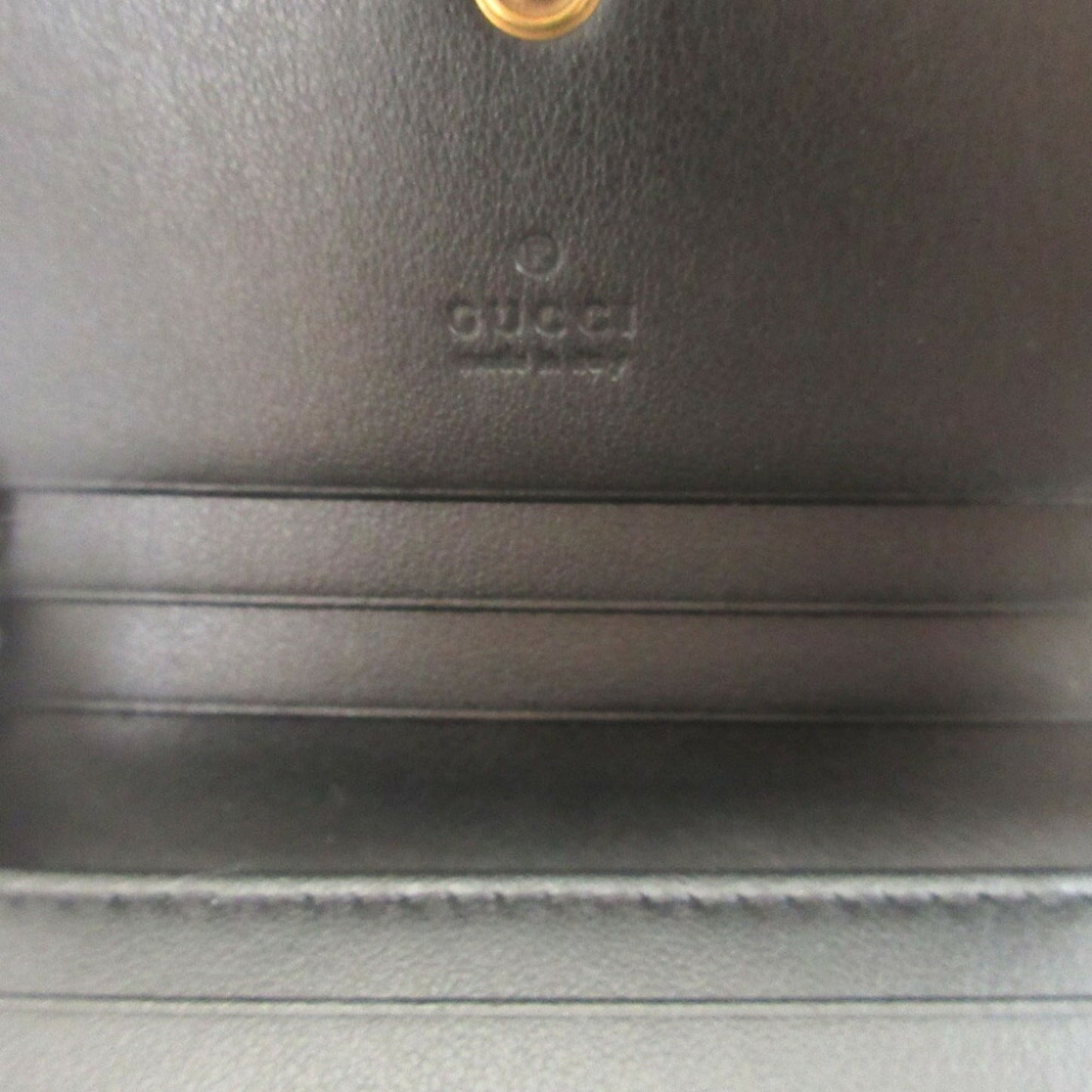 Gucci Black Leather Coin Purse/Coin Case ( )
