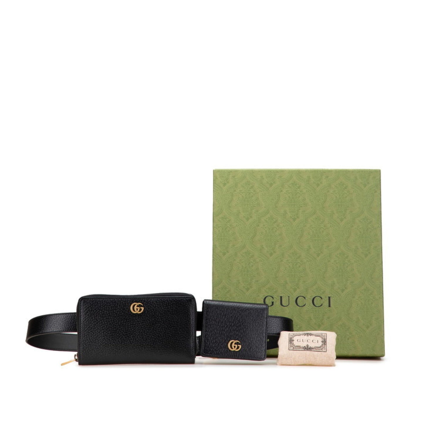 Gucci Black Leather Fanny Pack ( )