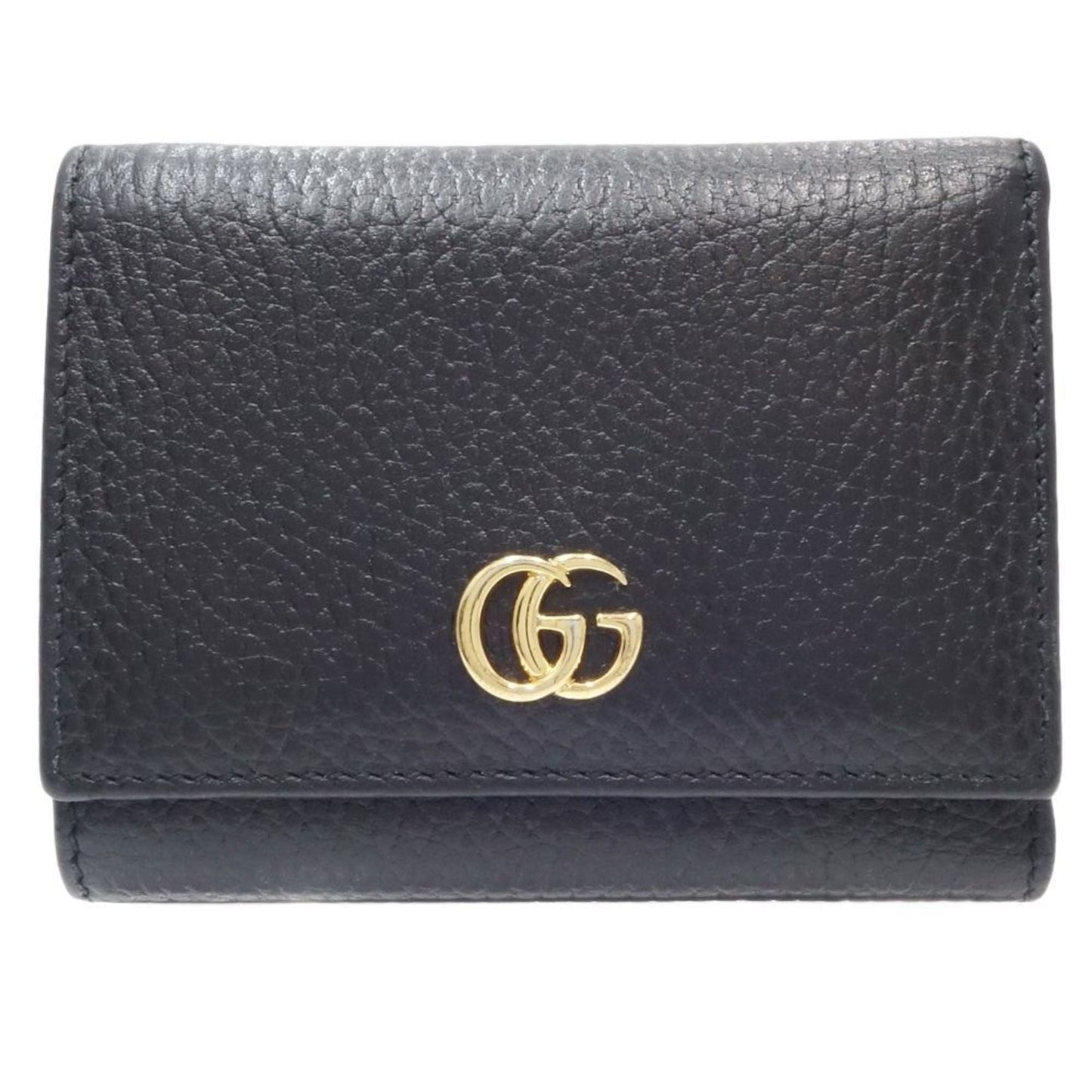 Gucci Black Leather Wallet (Tri-Fold) ( )