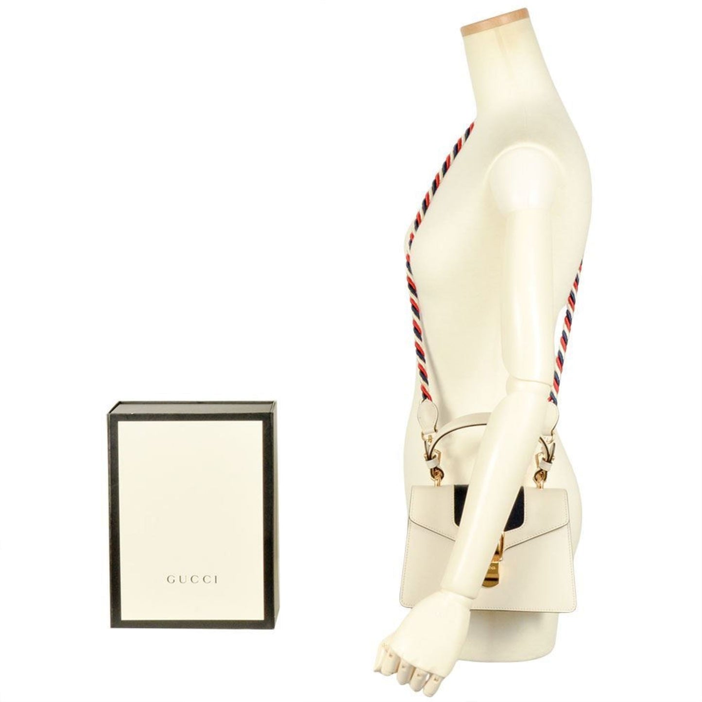 Gucci White Leather Handbag ( )