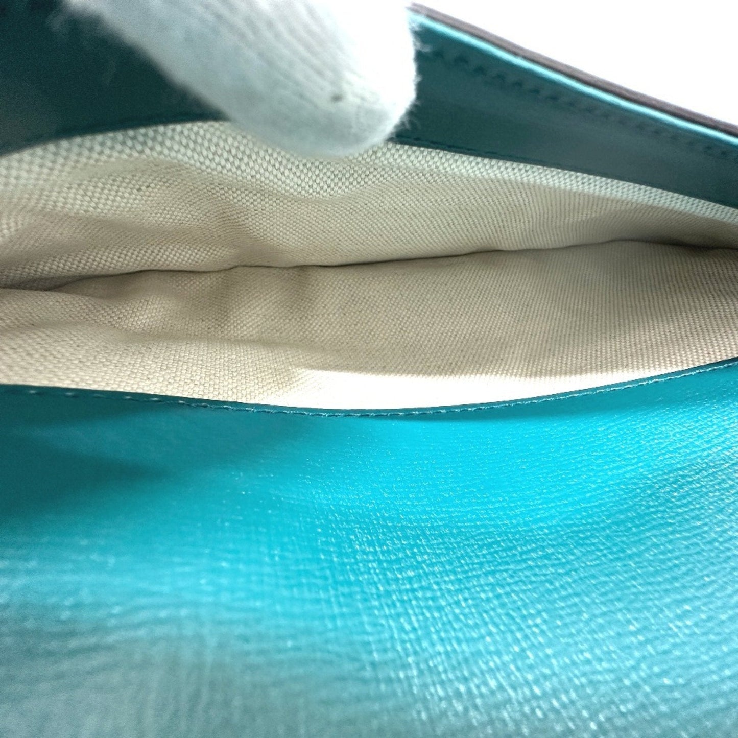 Gucci Blue Green Leather Shoulder Bag ( )