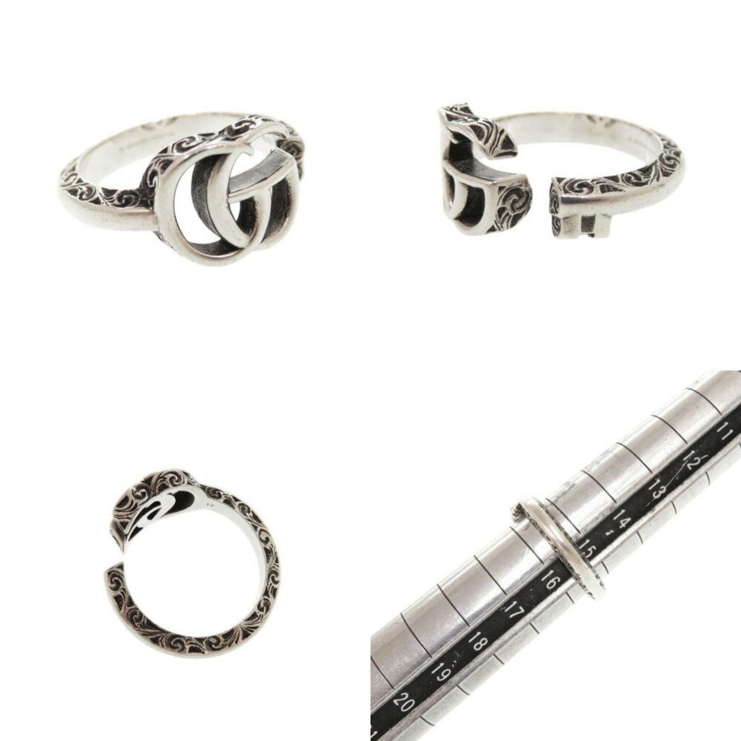 Gucci Silver Silver 925 Band Ring ( )