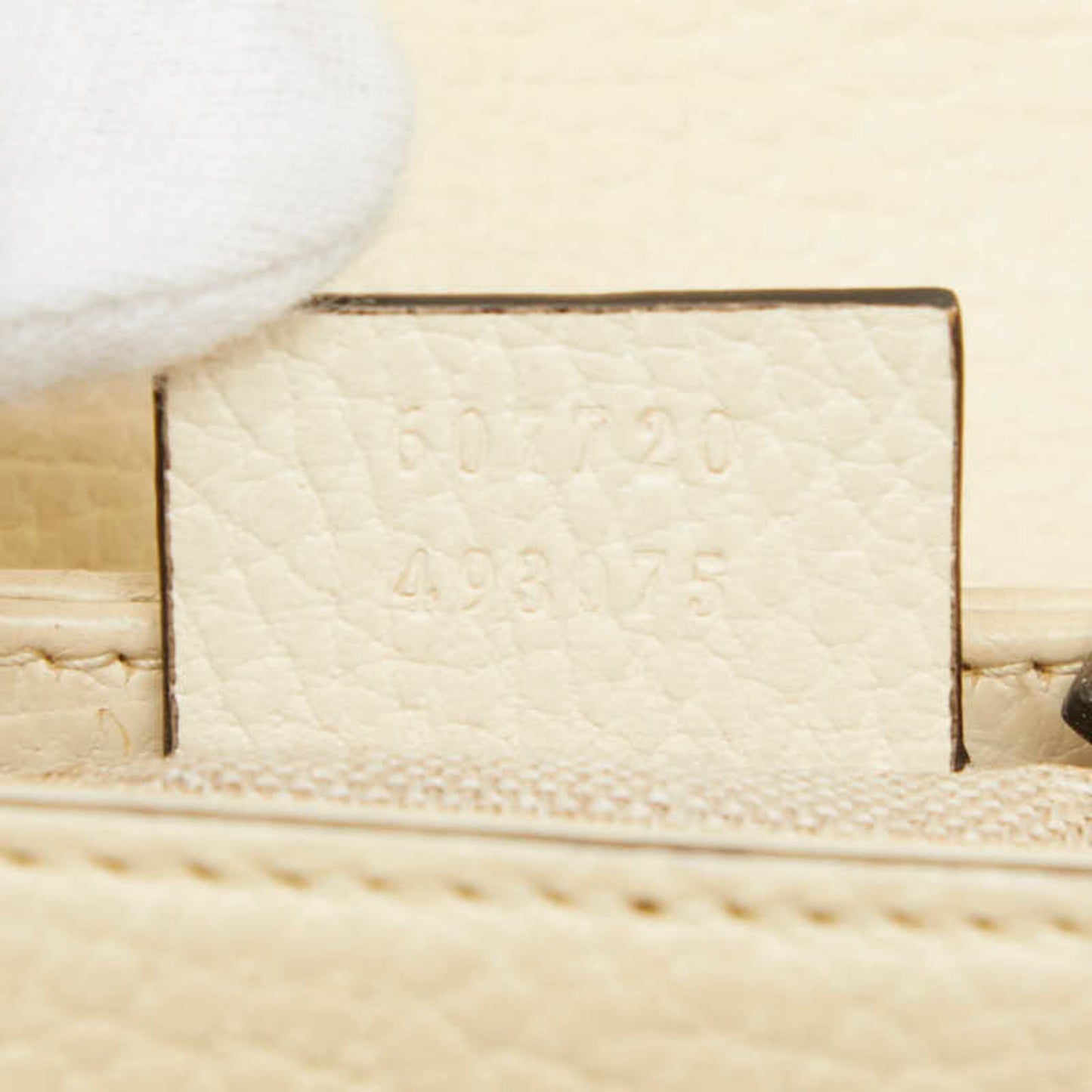 Gucci Beige Ivory Leather Shoulder Bag ( )