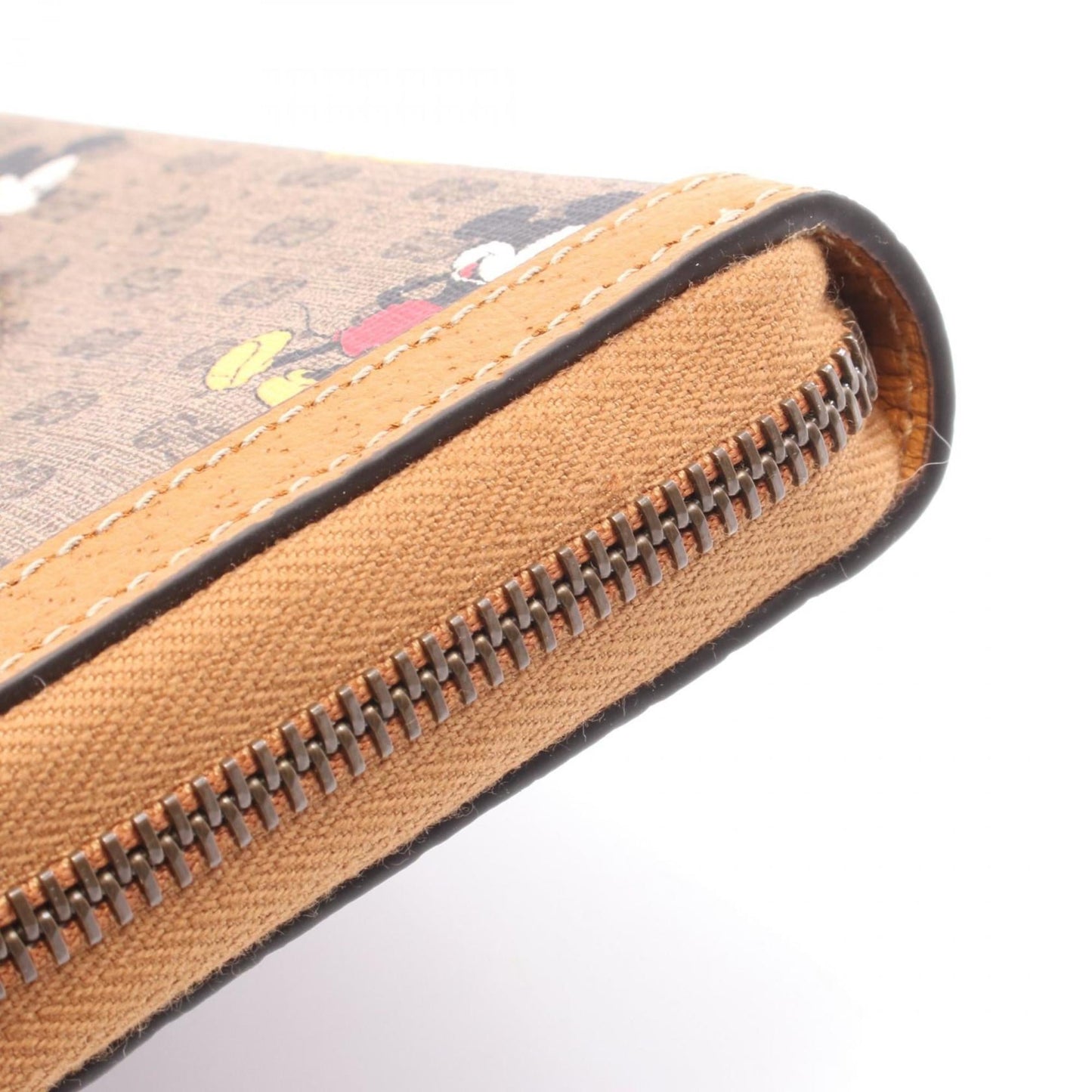 Gucci Beige Brown Multi-Color Gg Supreme Leather Long Wallet (Bi-Fold) ( )