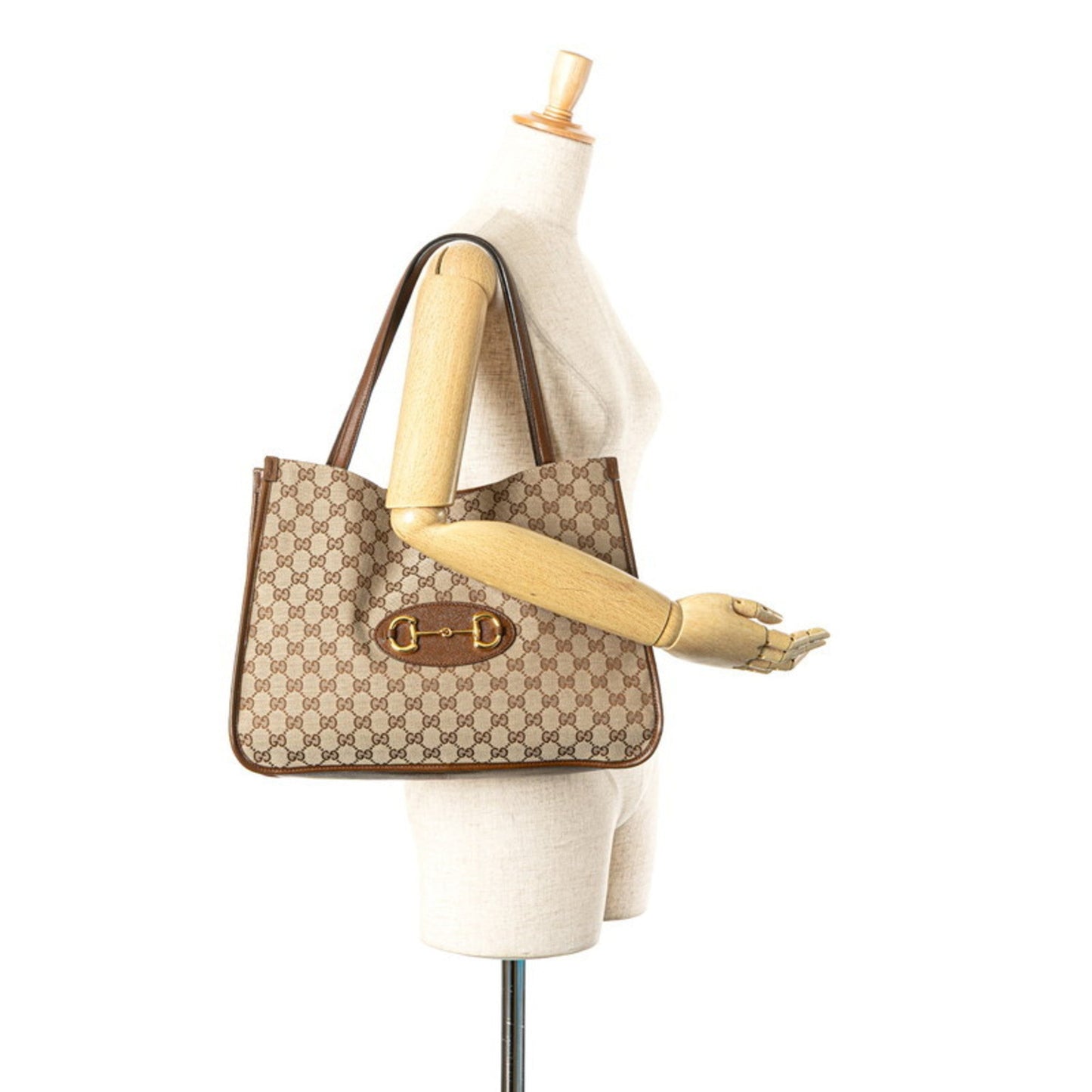 Gucci Gg Canvas Beige Brown Gg Canvas Tote Bag ( )
