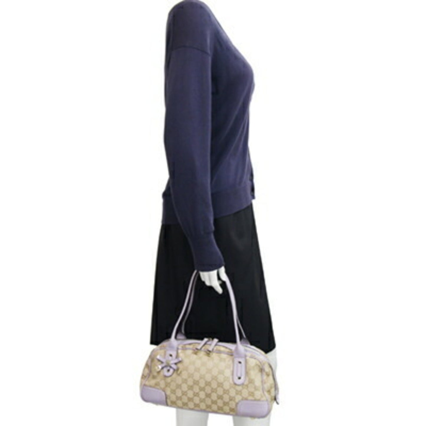 Gucci Beige Canvas Handbag ( )