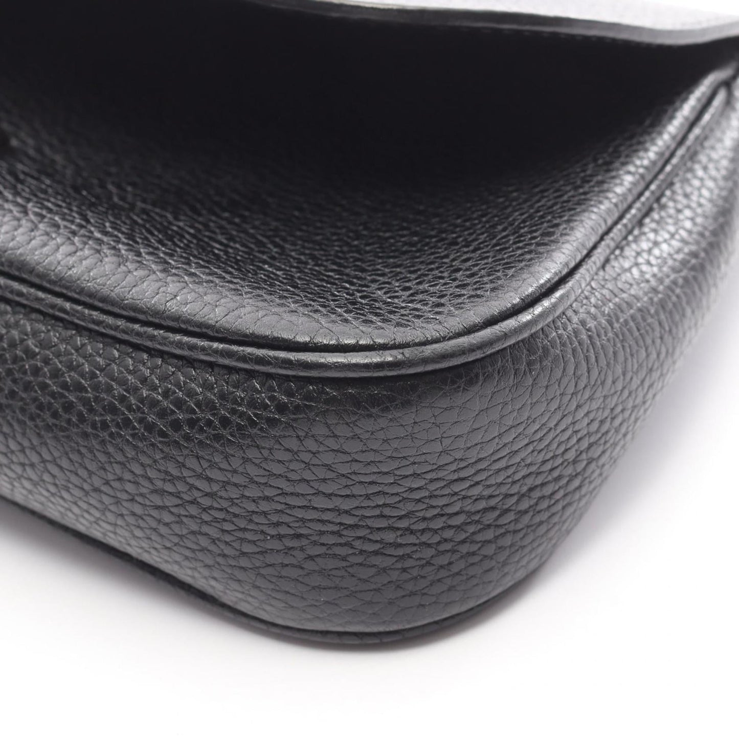 Gucci Black Leather Shoulder Bag ( )