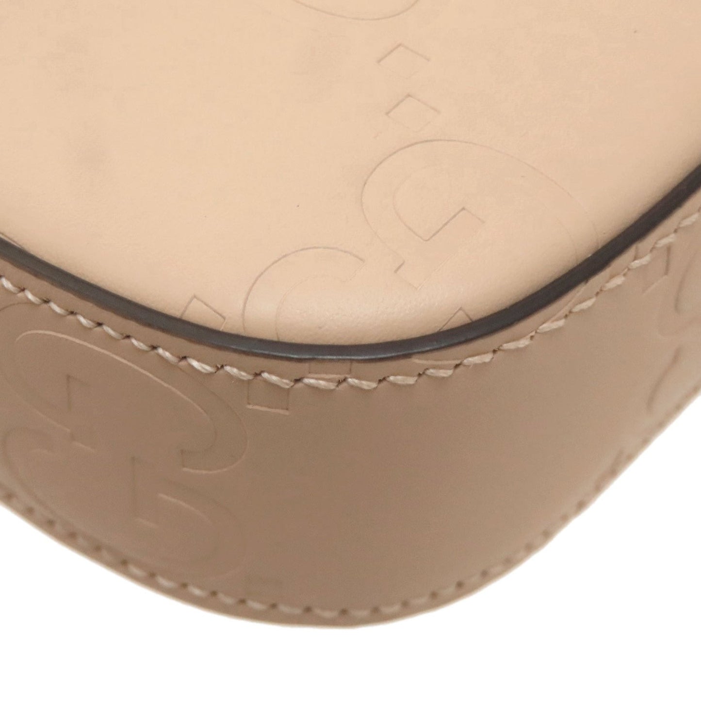 Gucci Beige Leather Shoulder Bag ( )