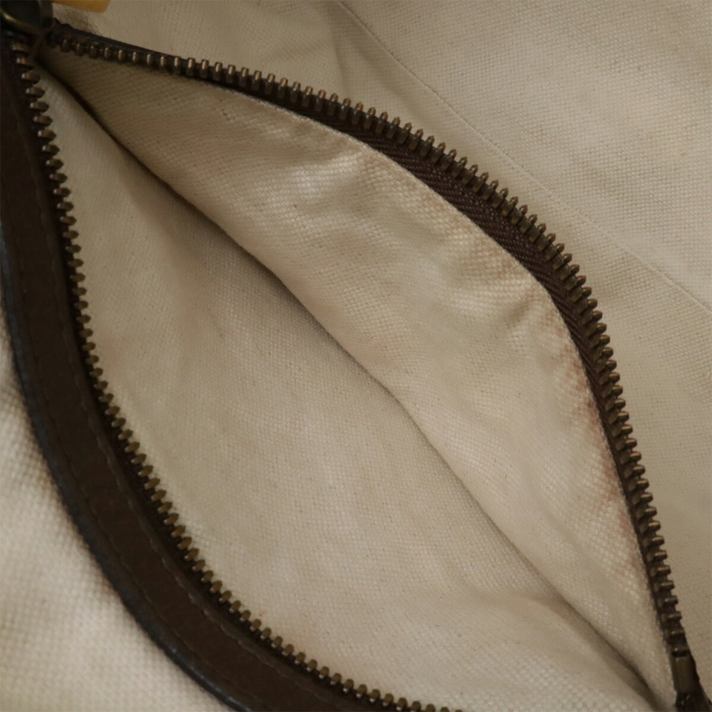 Gucci Beige Brown Green Red Color Gg Supreme Leather Shoulder Bag ( )
