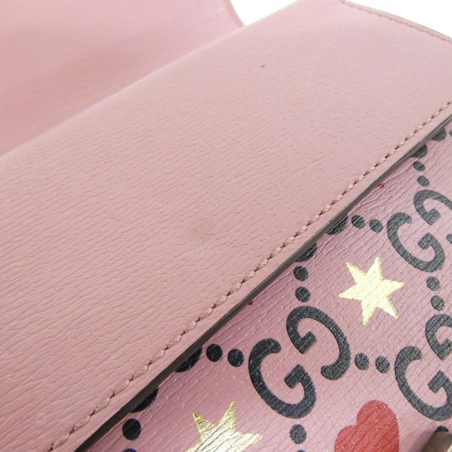 Gucci Pink Leather Shoulder Bag ( )