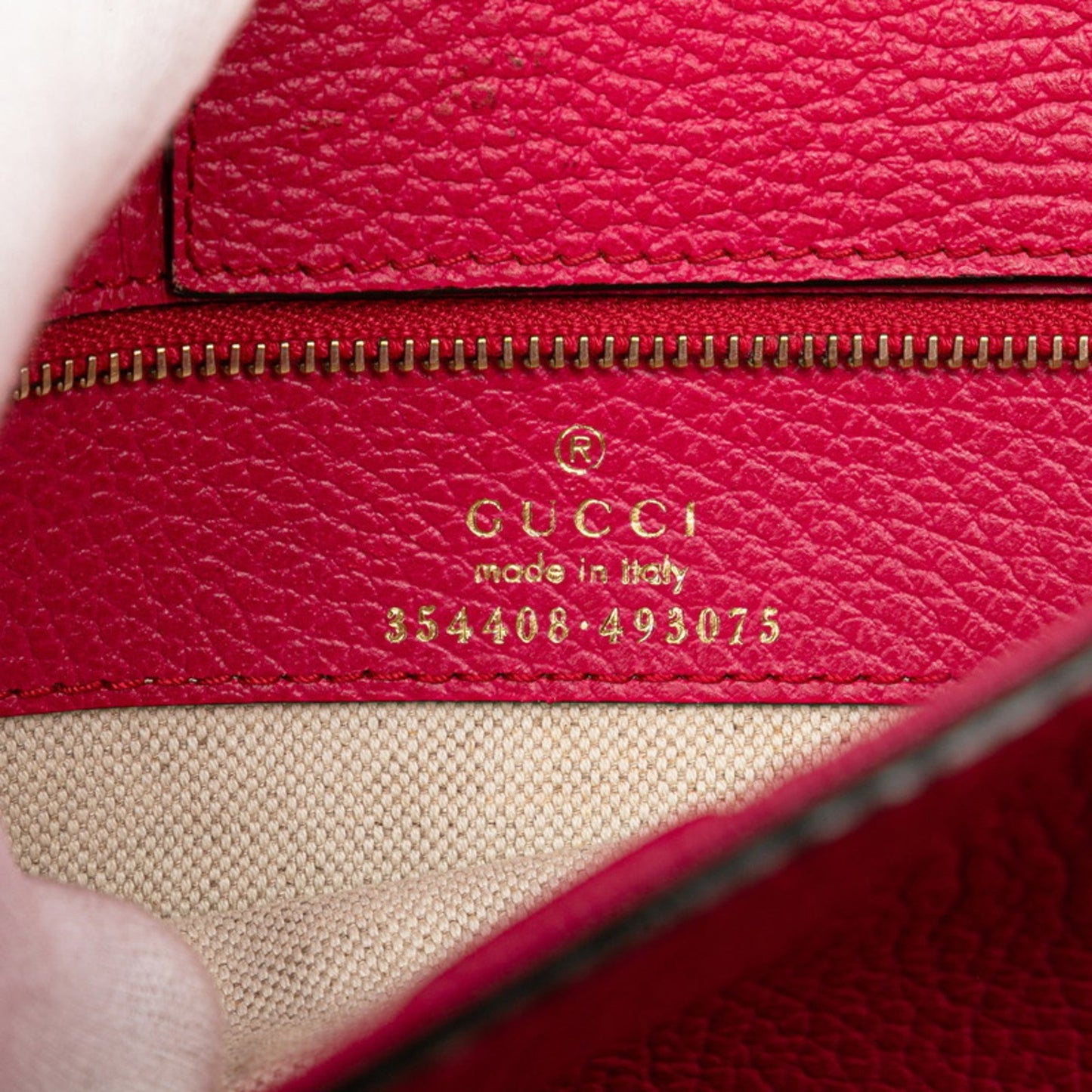 Gucci Gucci Swing Pink Leather Shoulder Bag Tote Bag ( )