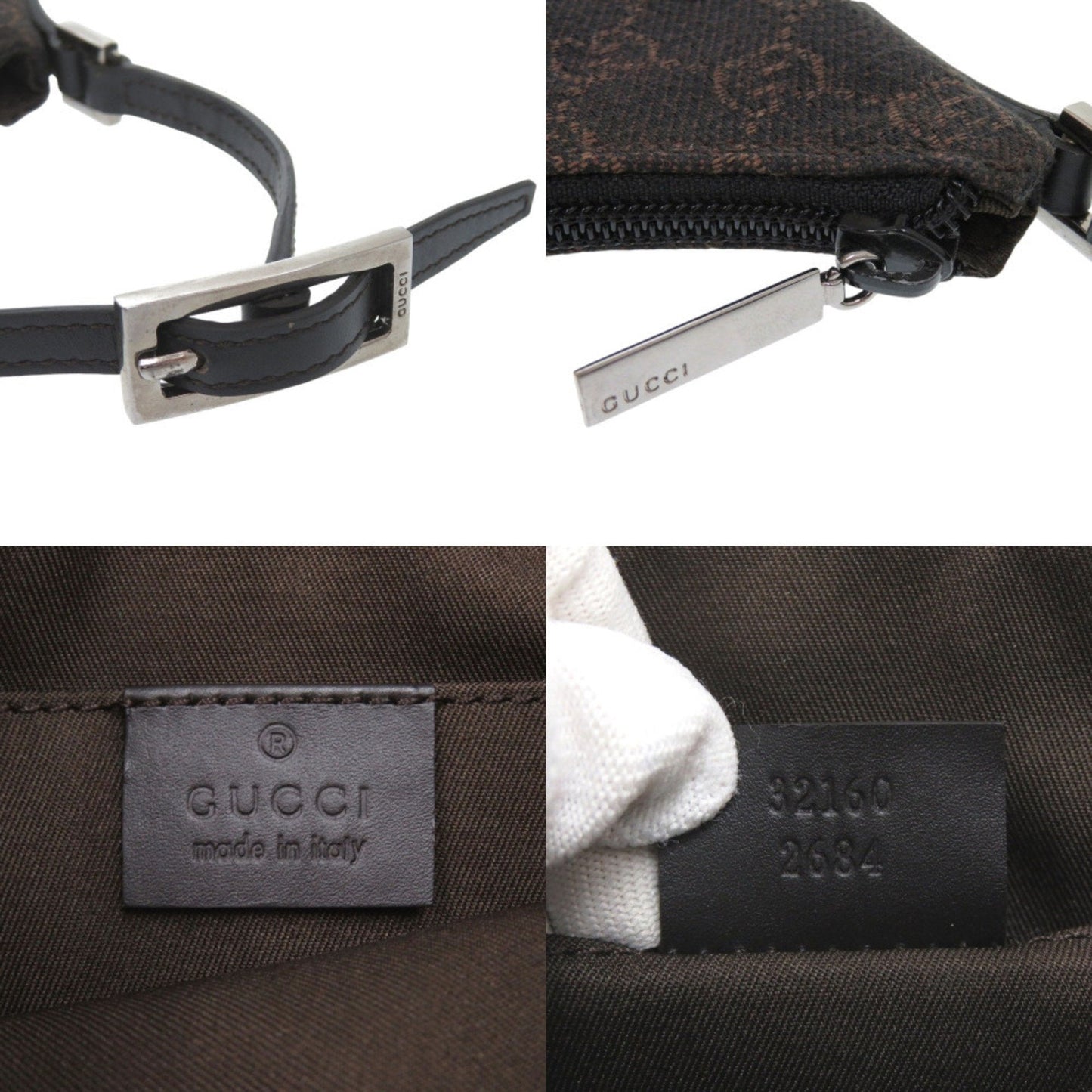Gucci Brown Gg Canvas Handbag ( )
