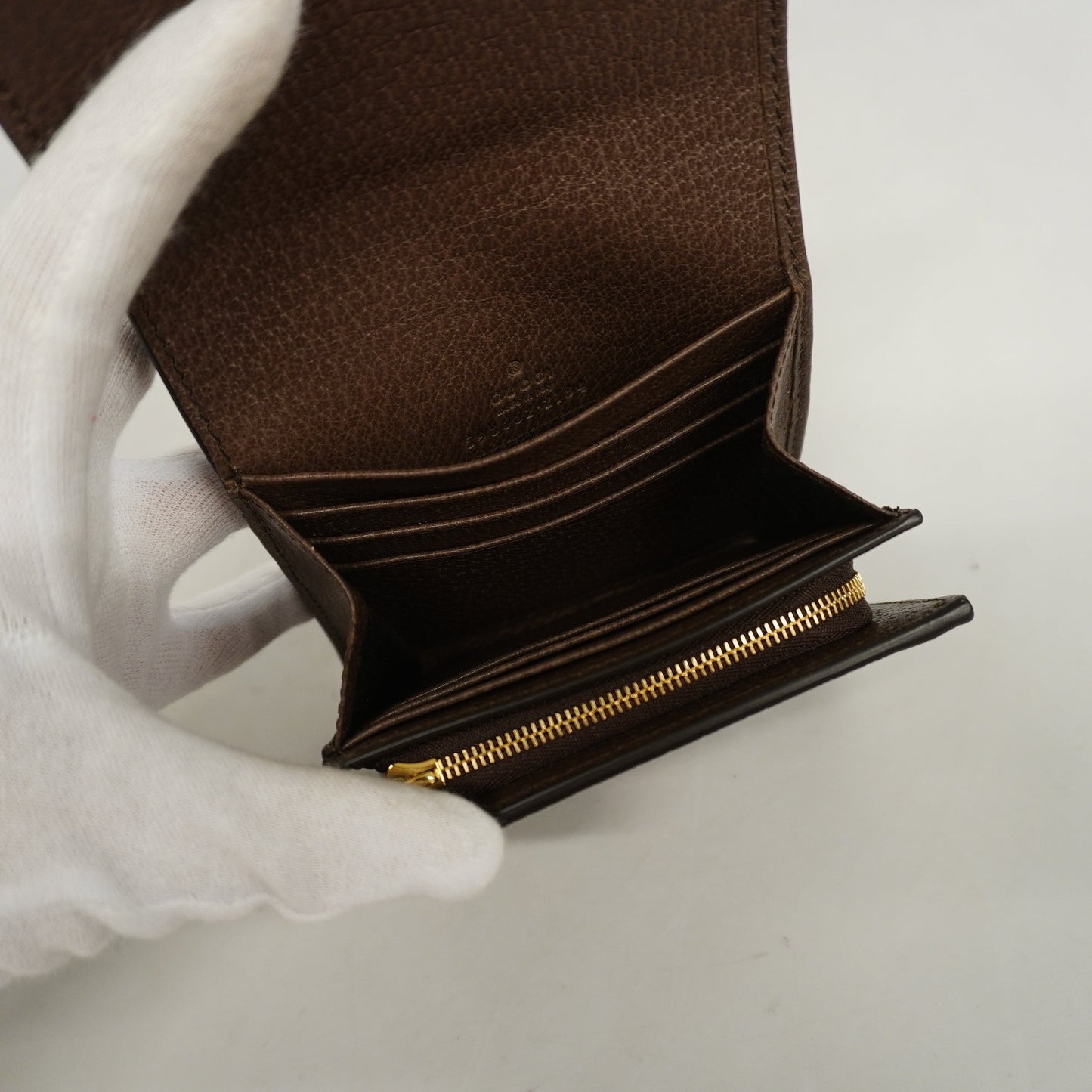 GUCCI Ophidia Bi-fold Wallet Gold Hardware 598662 Women's GG Supreme Wallet