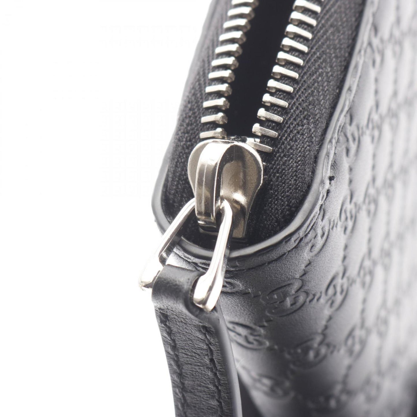 Gucci Black Leather Long Wallet (Bi-Fold) ( )