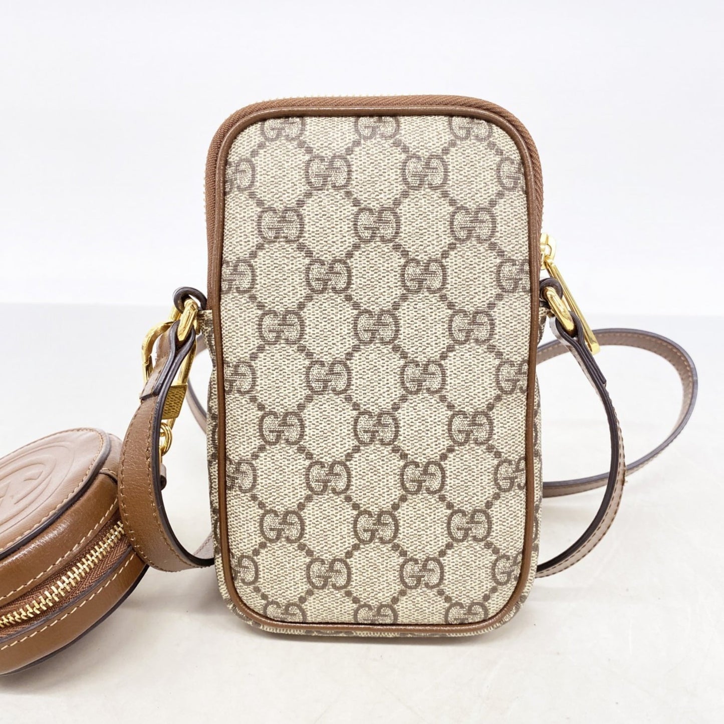 Gucci Brown Pvc Shoulder Bag ( )