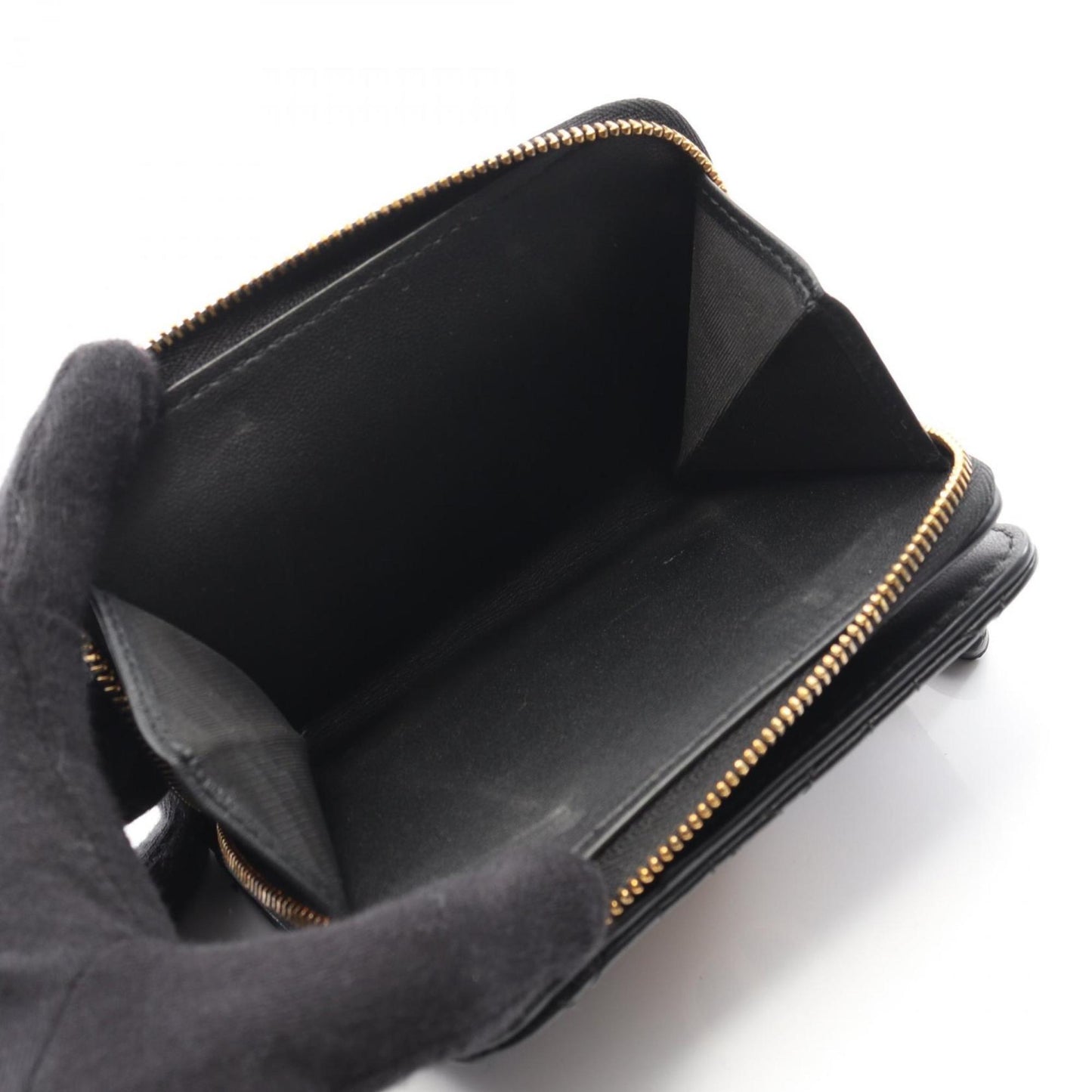 Christian Dior Black Leather Wallet (Bi-Fold) ()