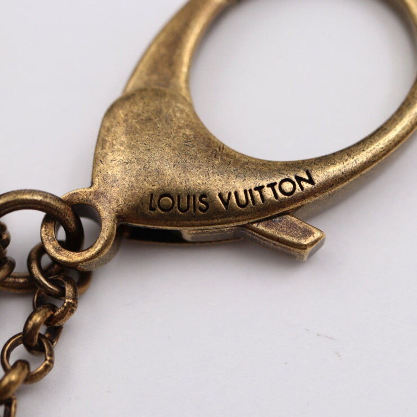 LOUIS VUITTON bijou sack calypse key holder M65724 metal rhinestone gold LV logo
