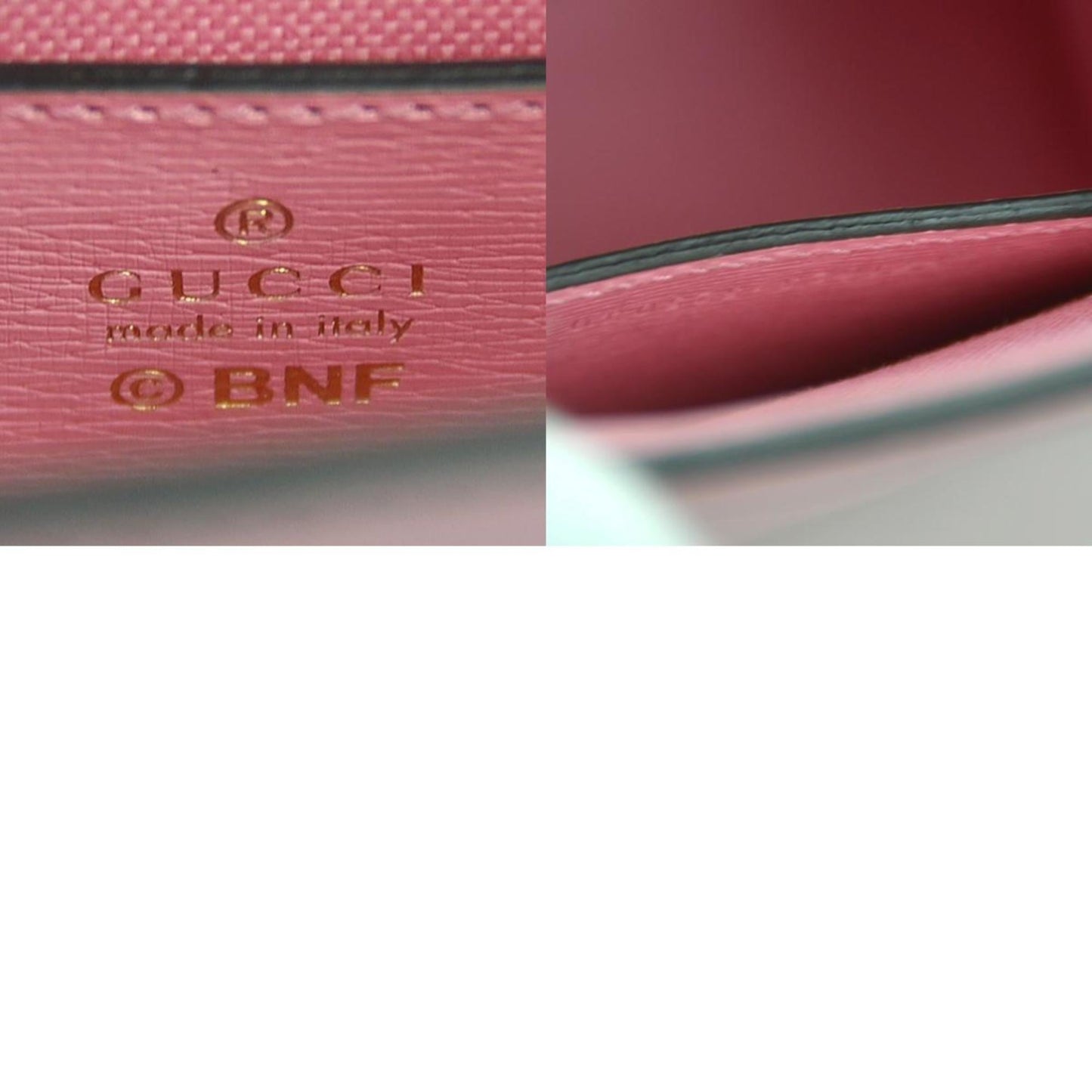 Gucci Pink Leather Handbag Shoulder Bag ( )