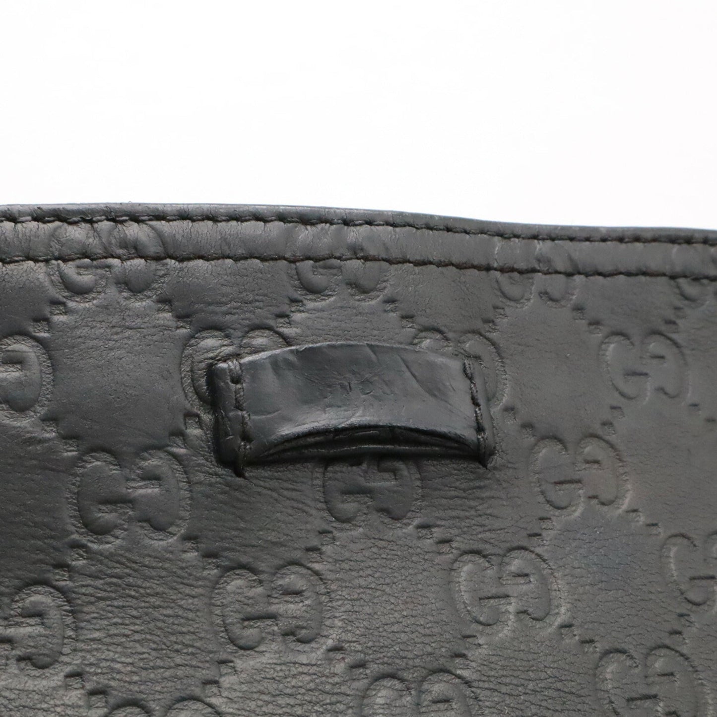 Gucci Black Leather Shoulder Bag ( )
