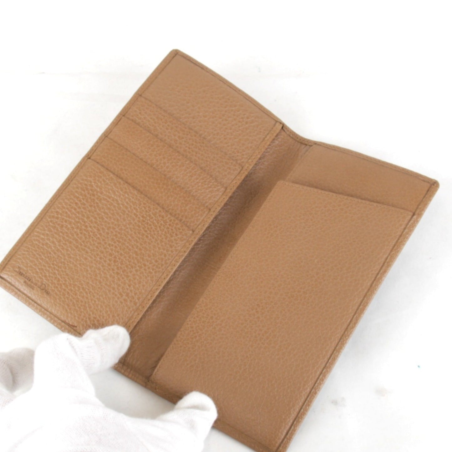 Christian Dior Brown Pvc Long Wallet (Bi-Fold) ()