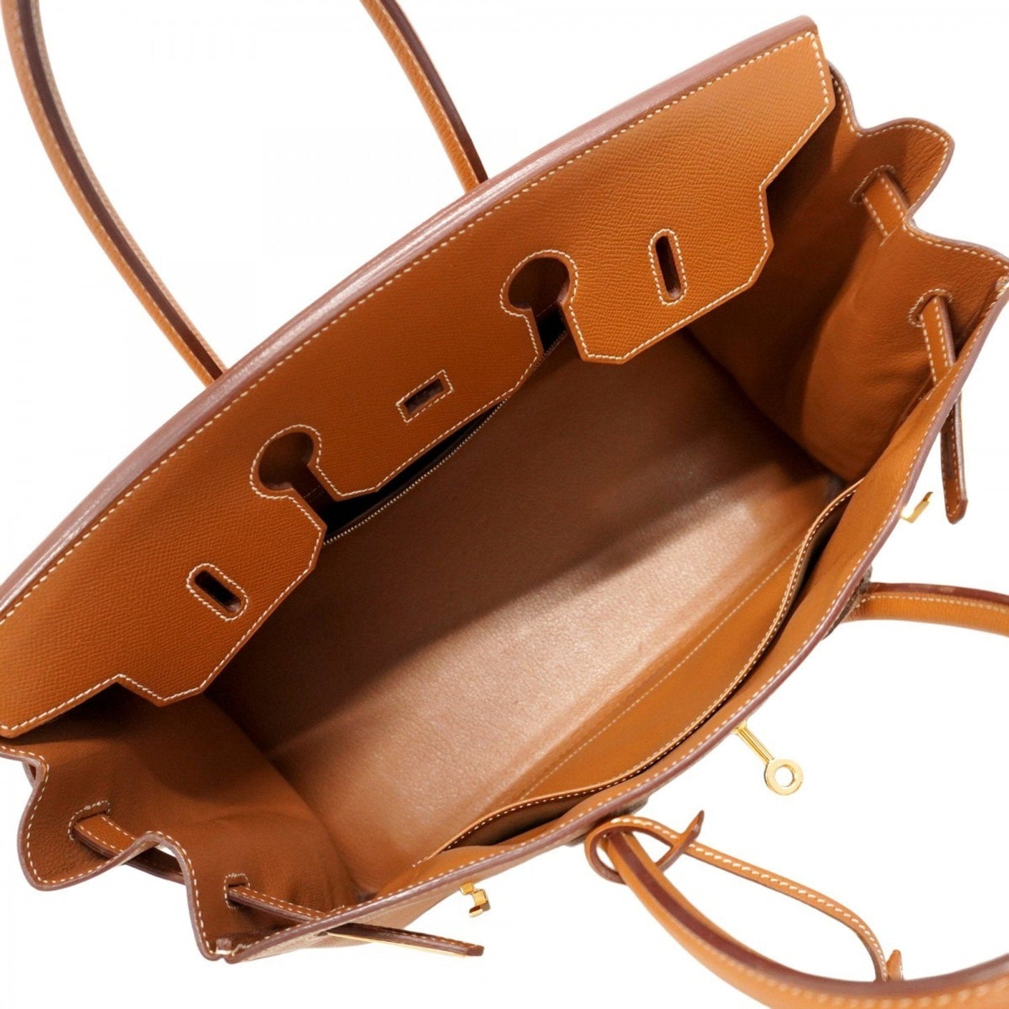 Hermes Gold Epsom Leather Handbag ( )
