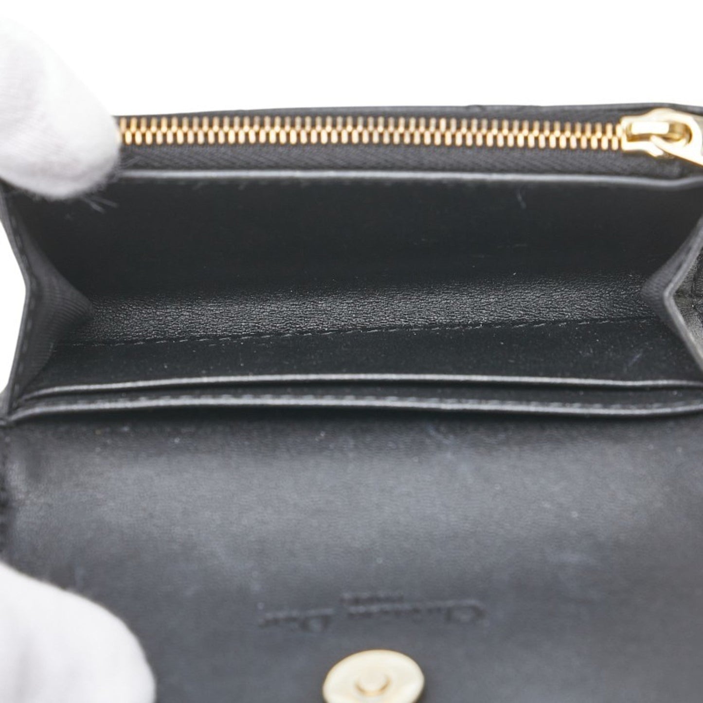 Christian Dior Black Leather Wallet (Bi-Fold) ()