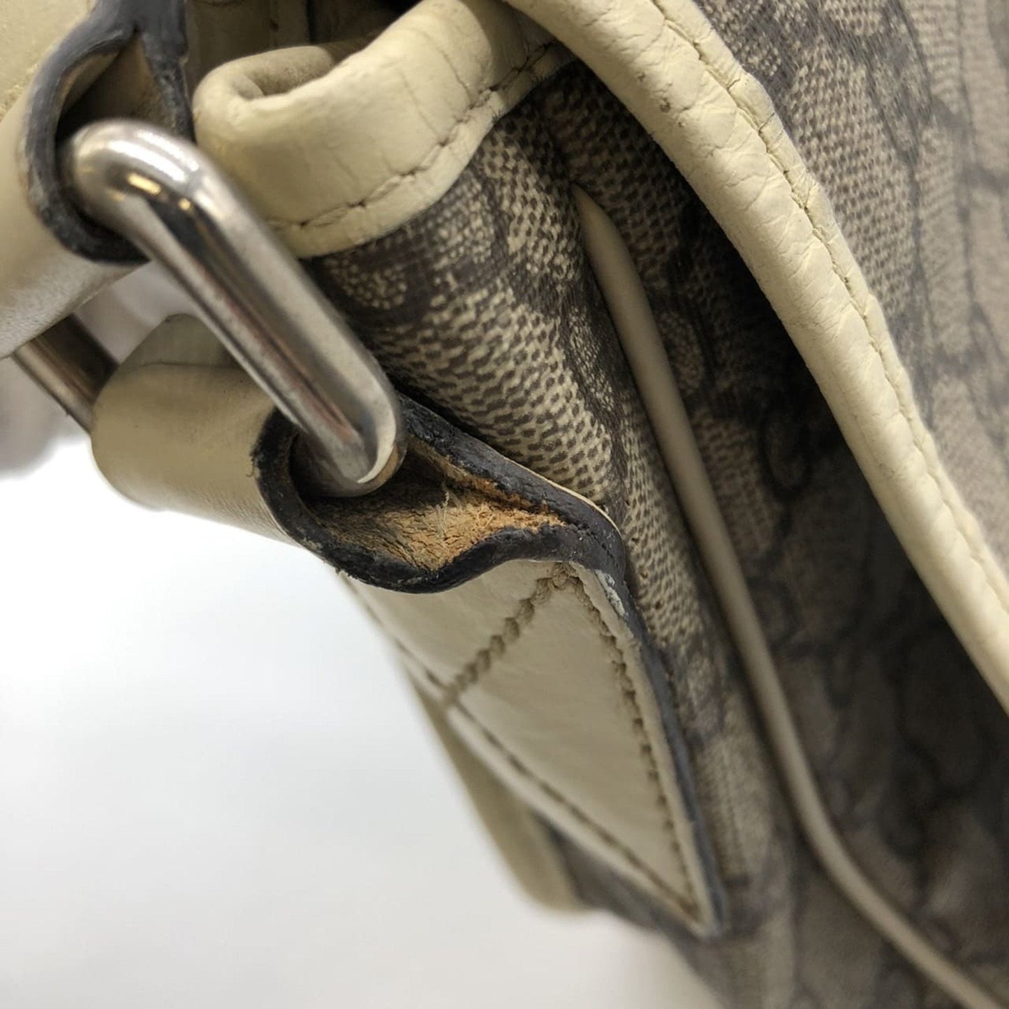 Gucci Beige Brown Gg Supreme Shoulder Bag ( )