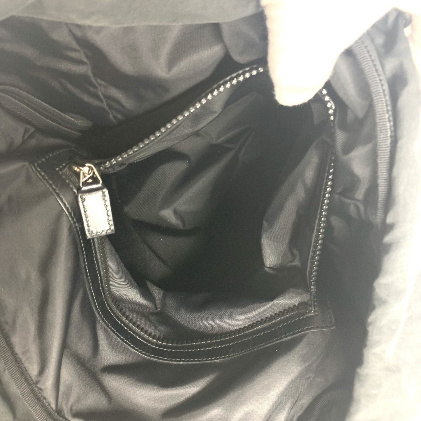 Gucci Black Red Color Nylon Canvas Backpack ( )