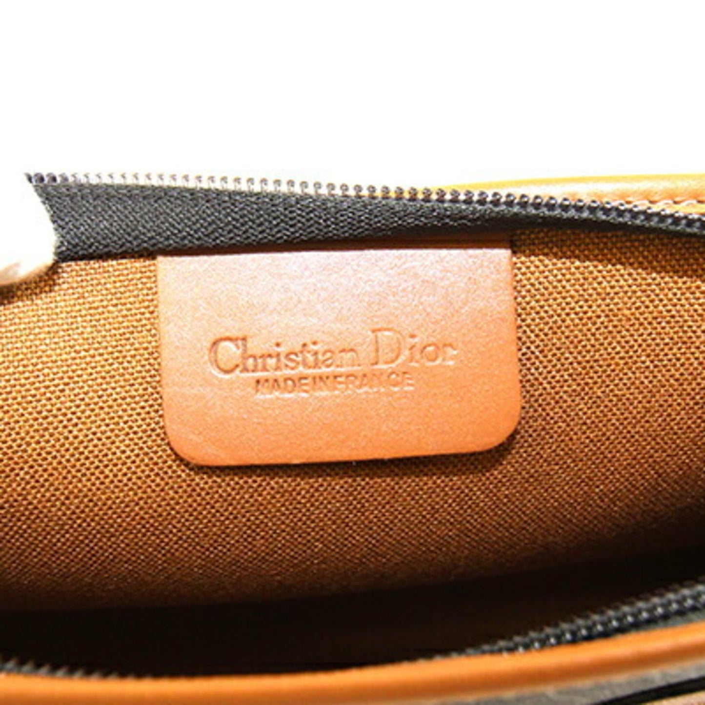 Christian Dior Brown Pvc Leather Clutch Bag ()
