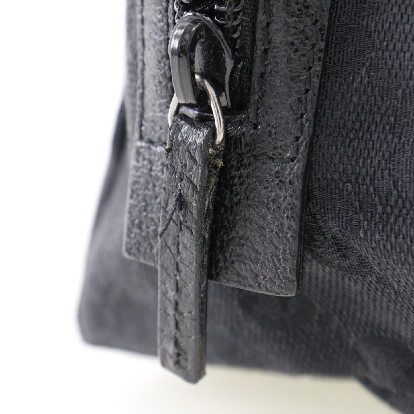 Gucci Black Gg Canvas Handbag ( )