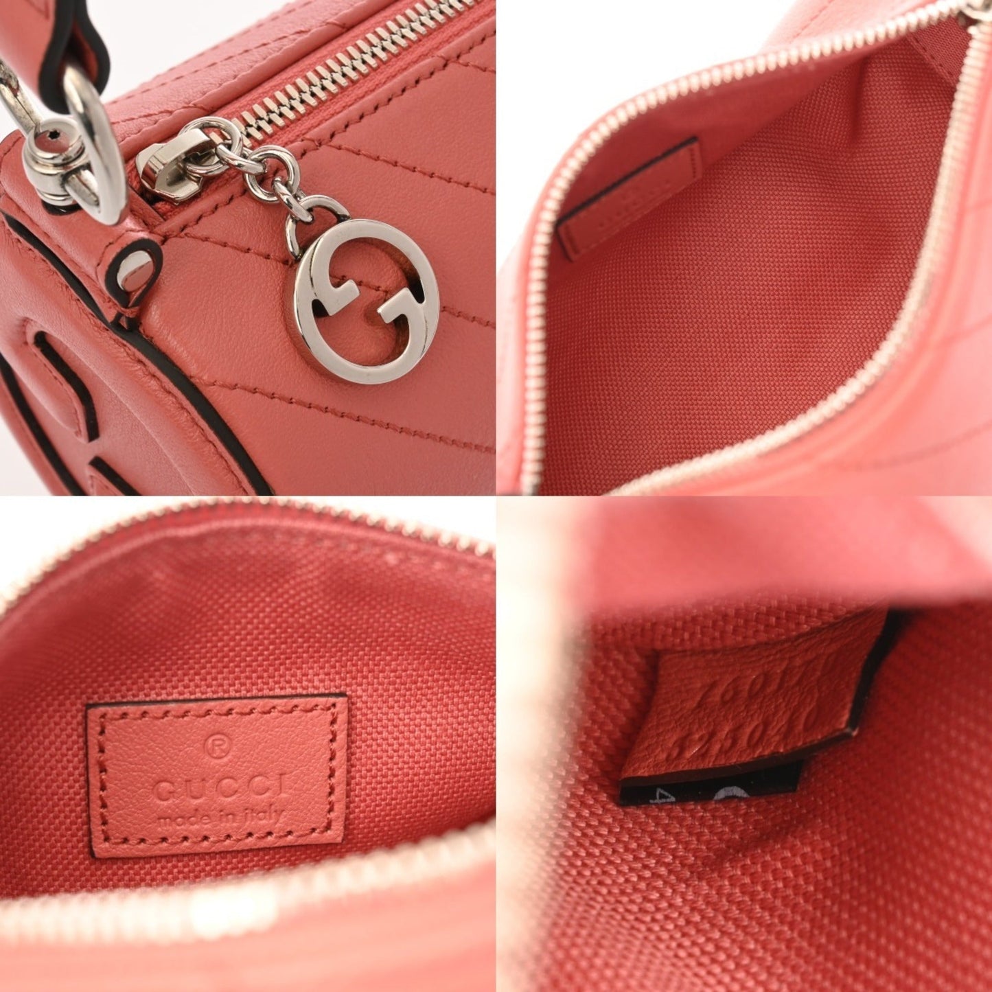 Gucci Pink Leather Shoulder Bag ( )