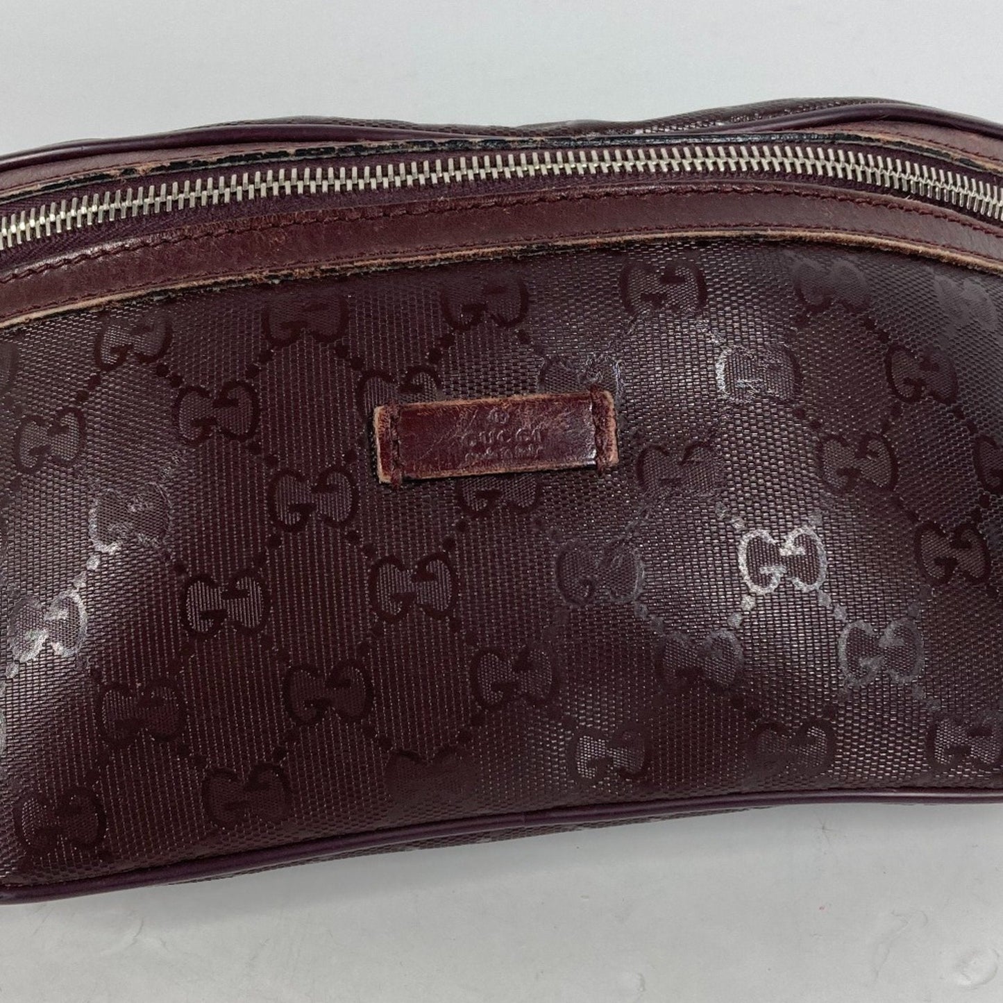 Gucci Purple Pvc Leather Shoulder Bag Sling Bag ( )