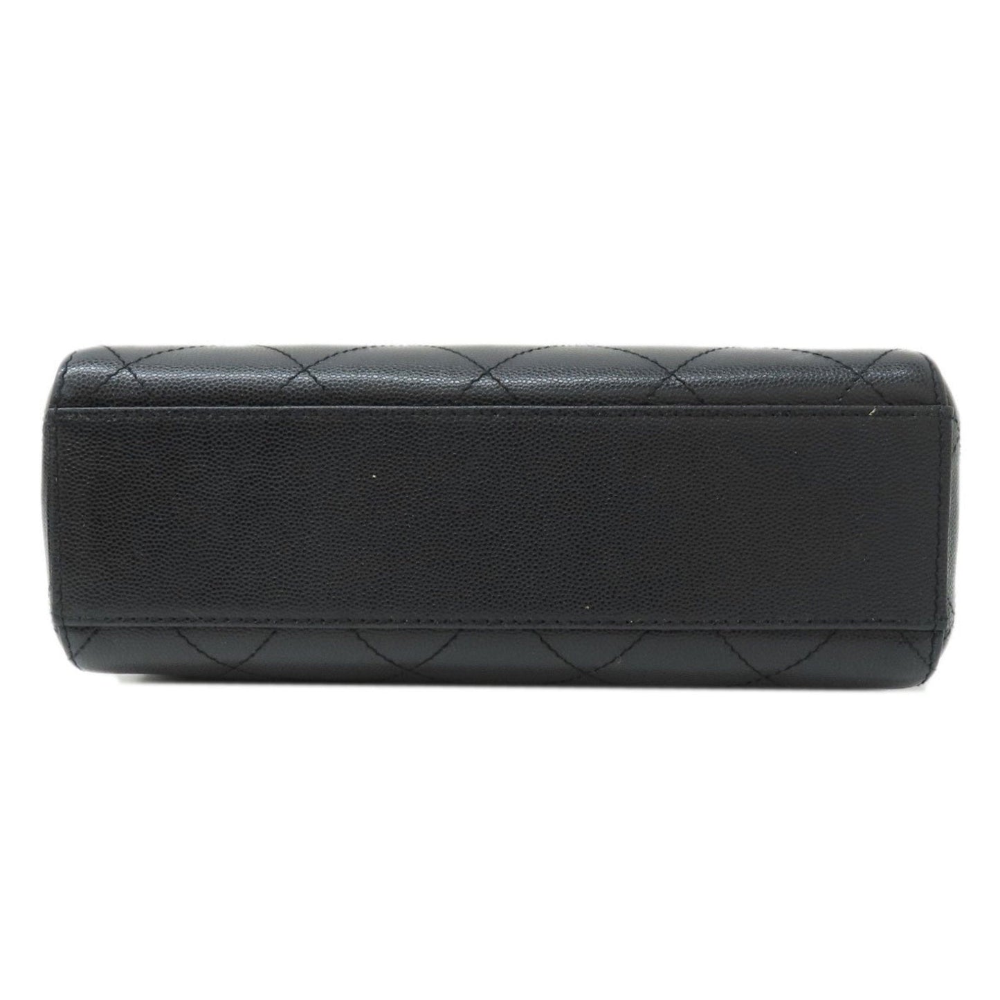 Chanel Coco Mark Handbag Caviar Skin Ladies