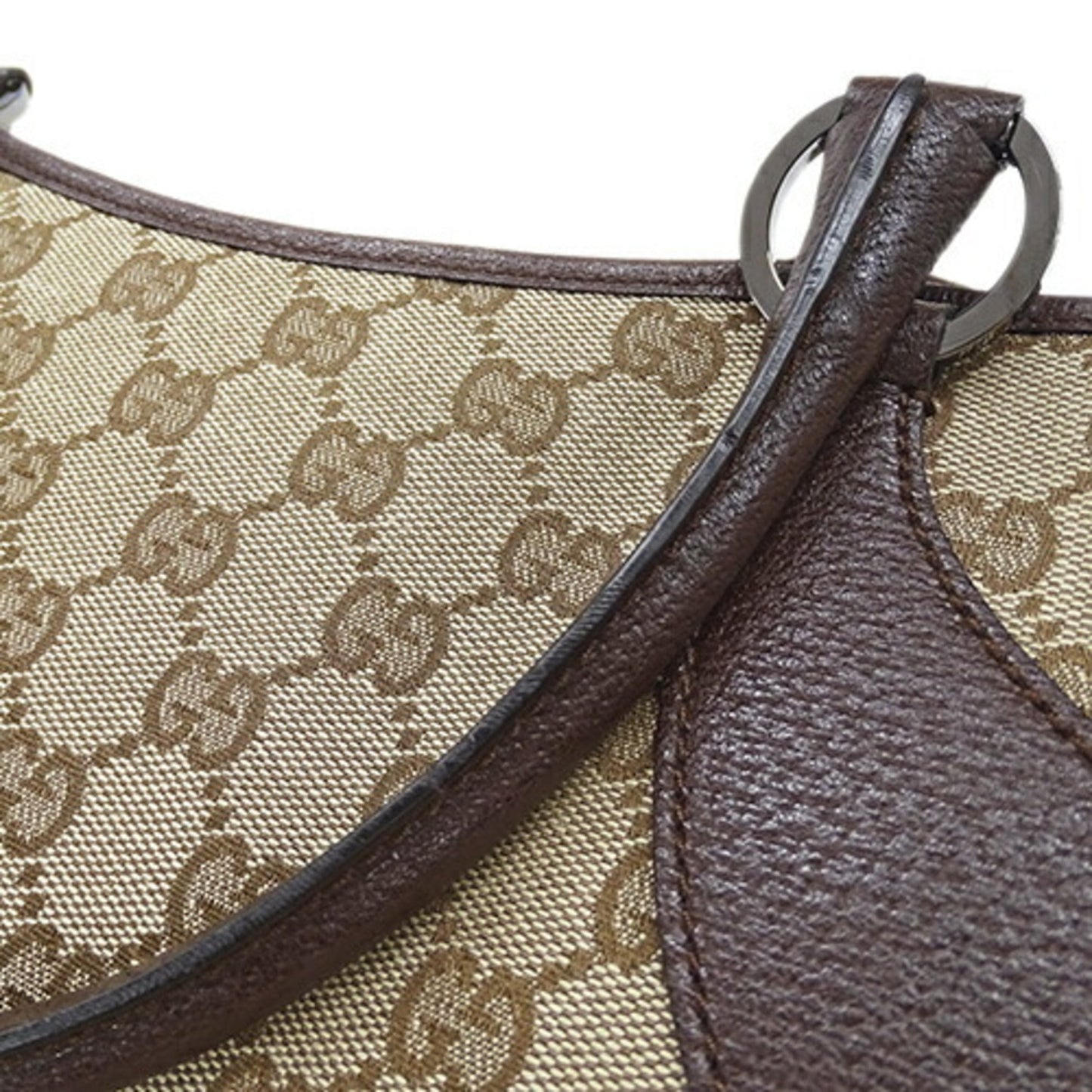 Gucci Beige Brown Gg Canvas Tote Bag ( )