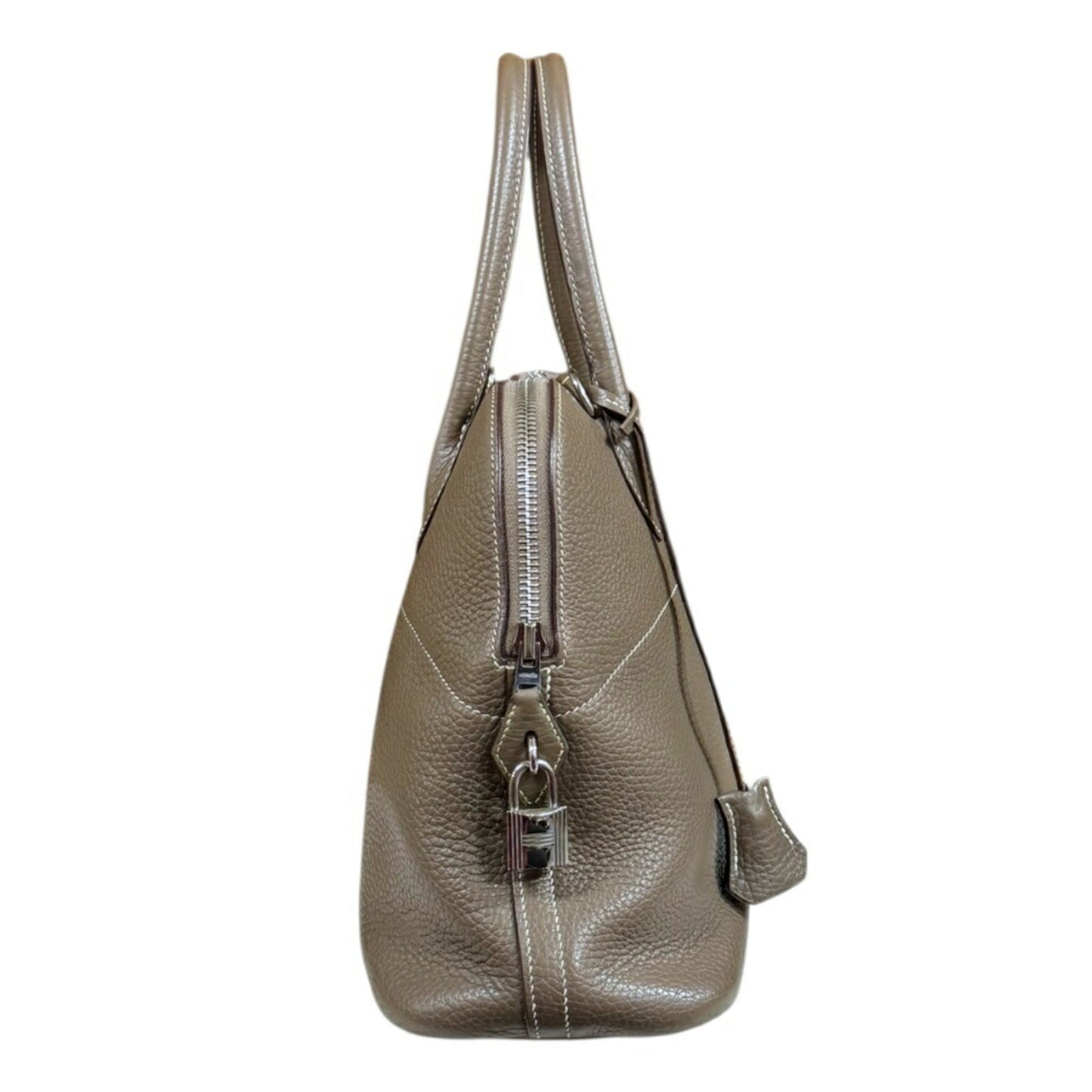 Hermes Etoupe Gray Gray Taurillon Clemence Leather Shoulder Bag ( )