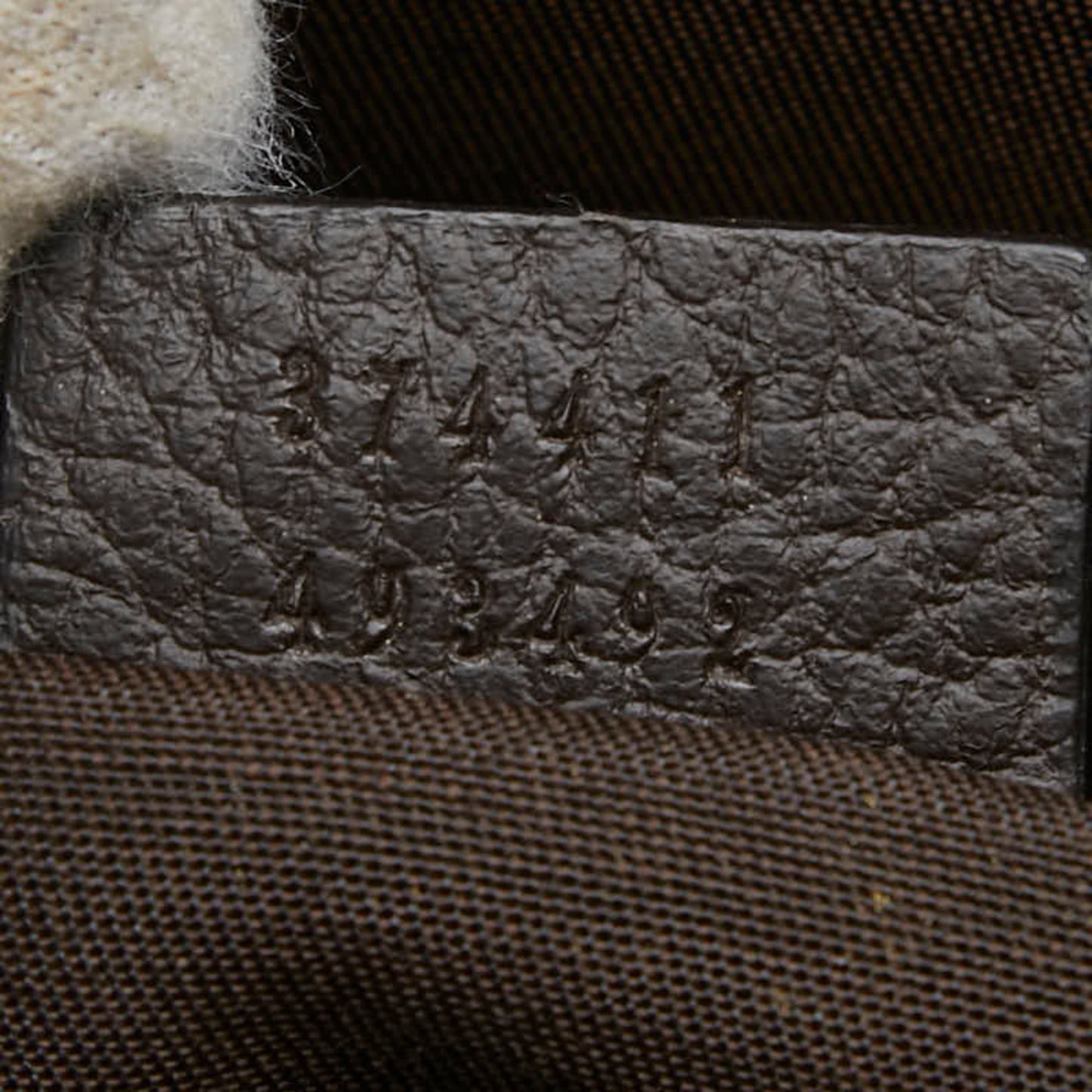 Gucci Beige Brown Pvc Leather Shoulder Bag ( )
