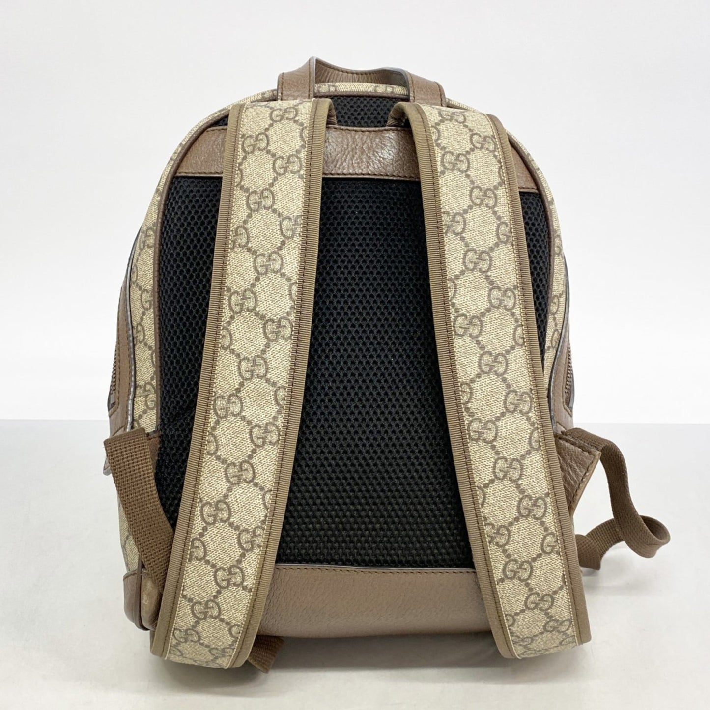 Gucci Brown Pvc Leather Backpack ( )