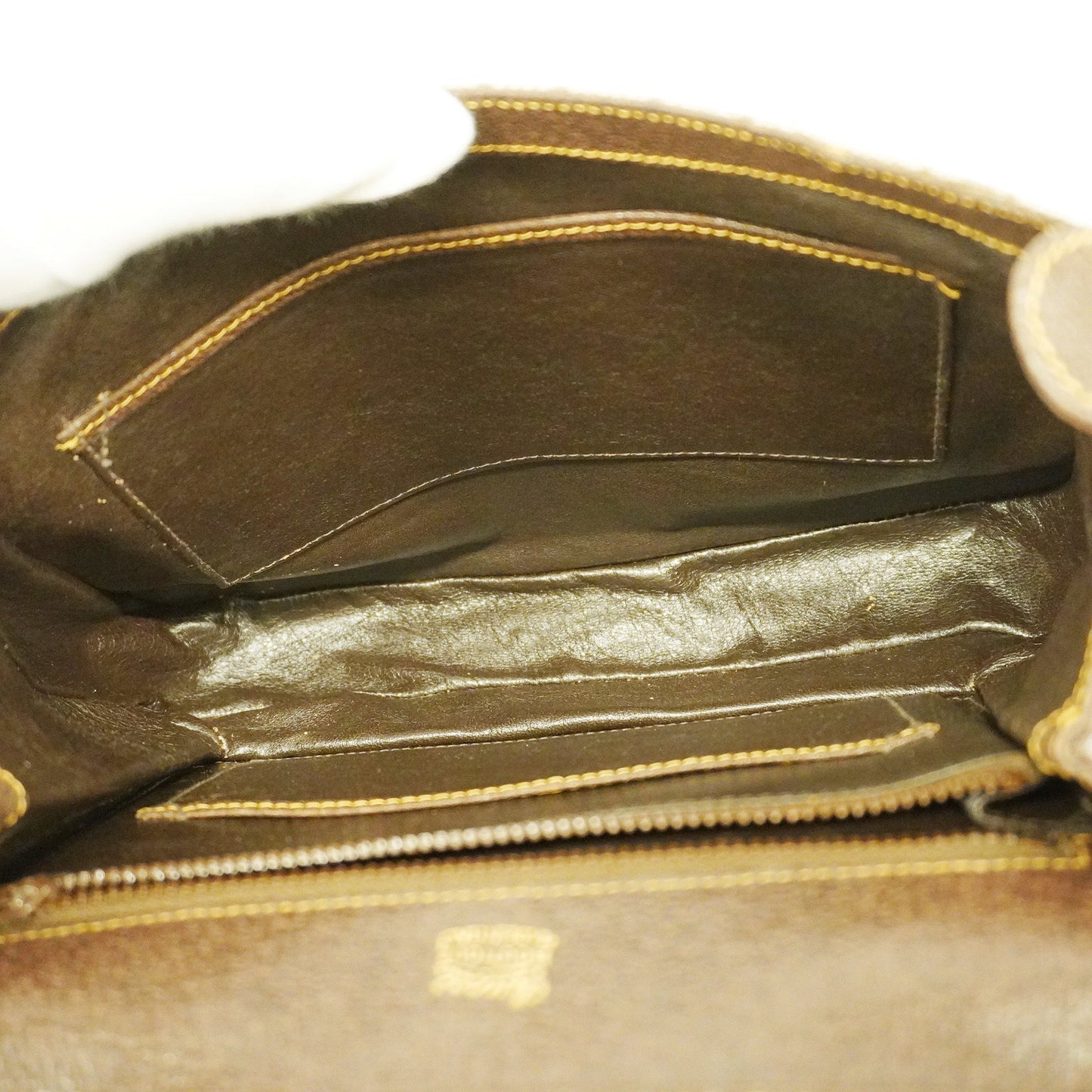 GUCCI Sherry Line Women's GG Supreme,Leather Shoulder Bag Beige,Brown
