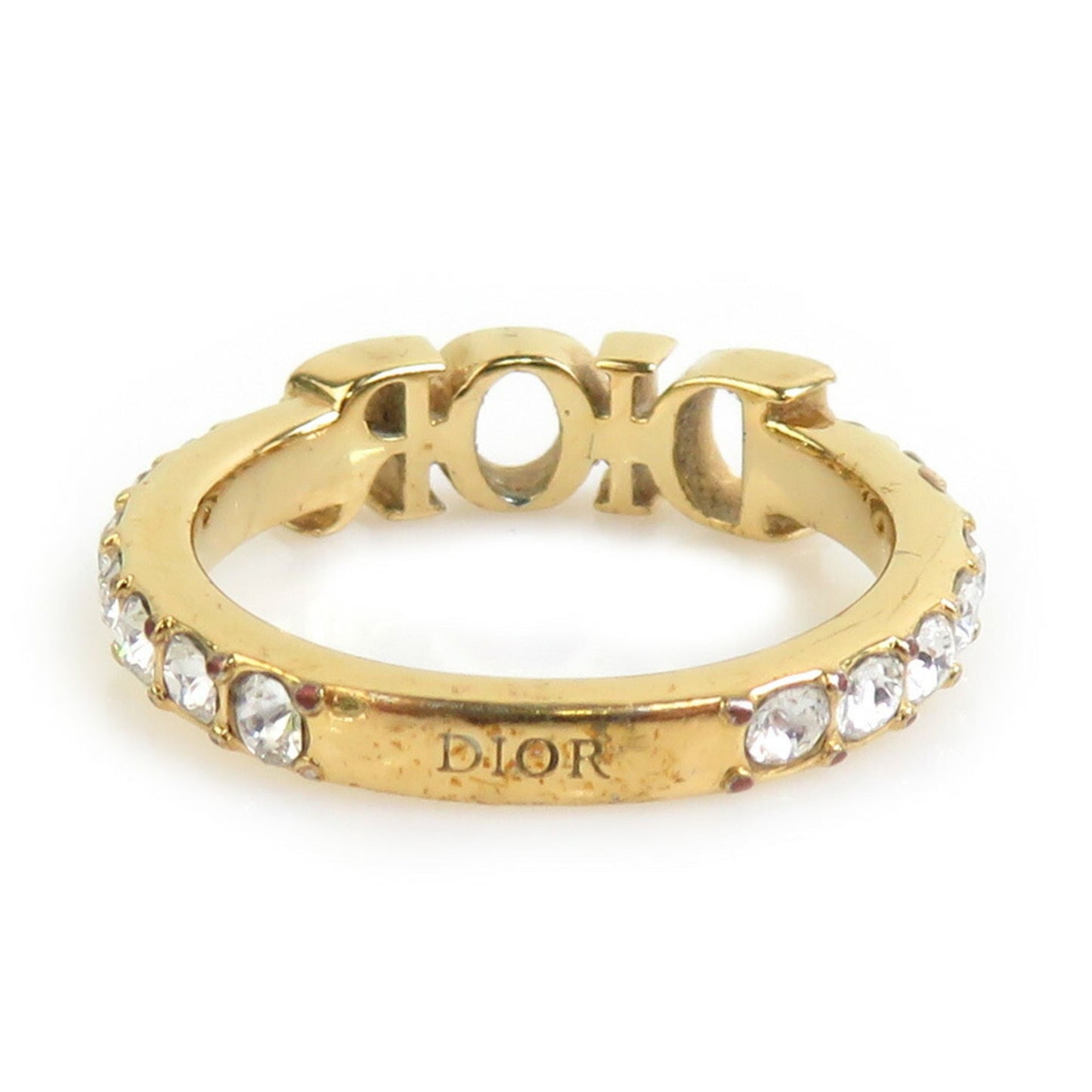 Christian Dior Gold Metal Band Ring ()