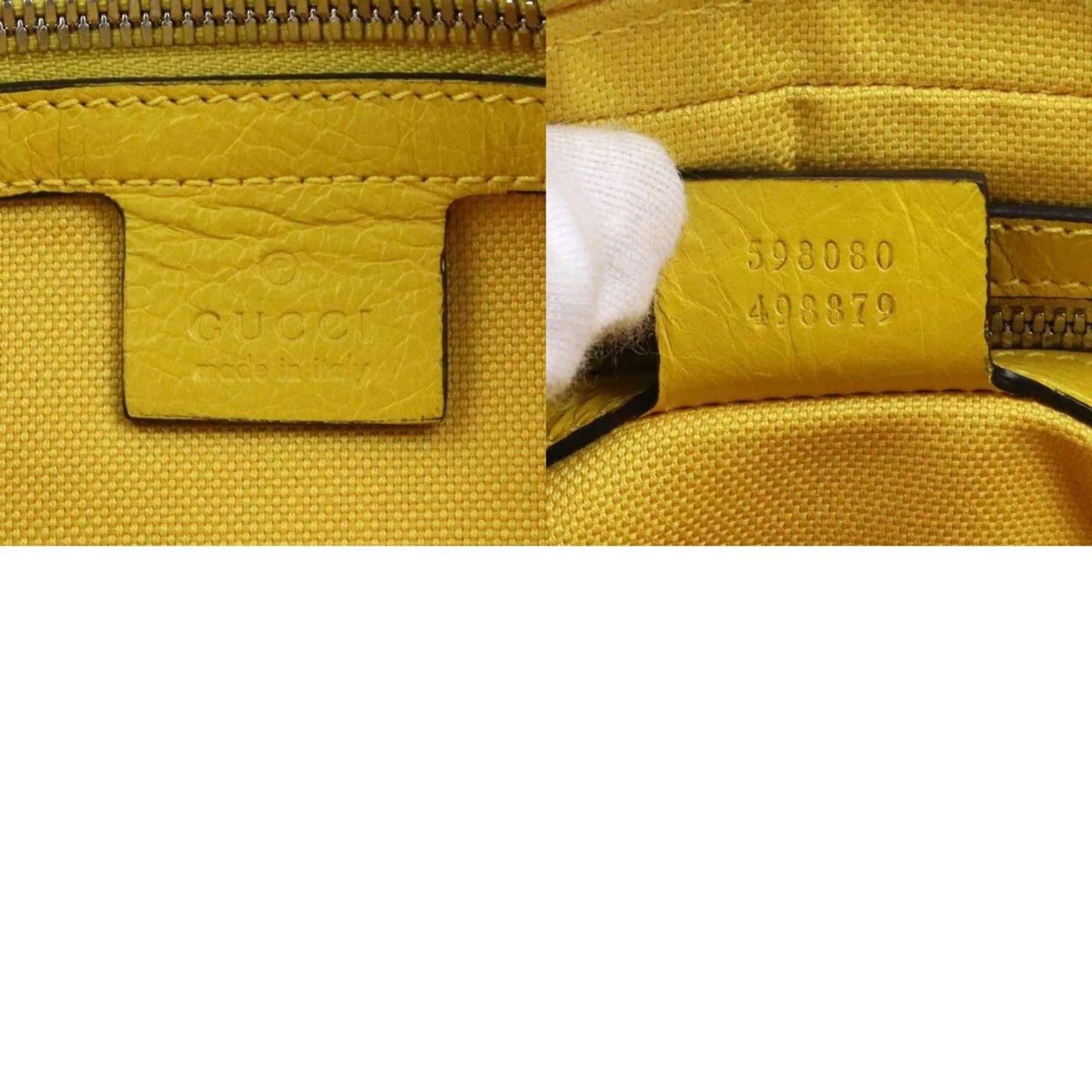 Gucci Yellow Leather Fanny Pack ( )