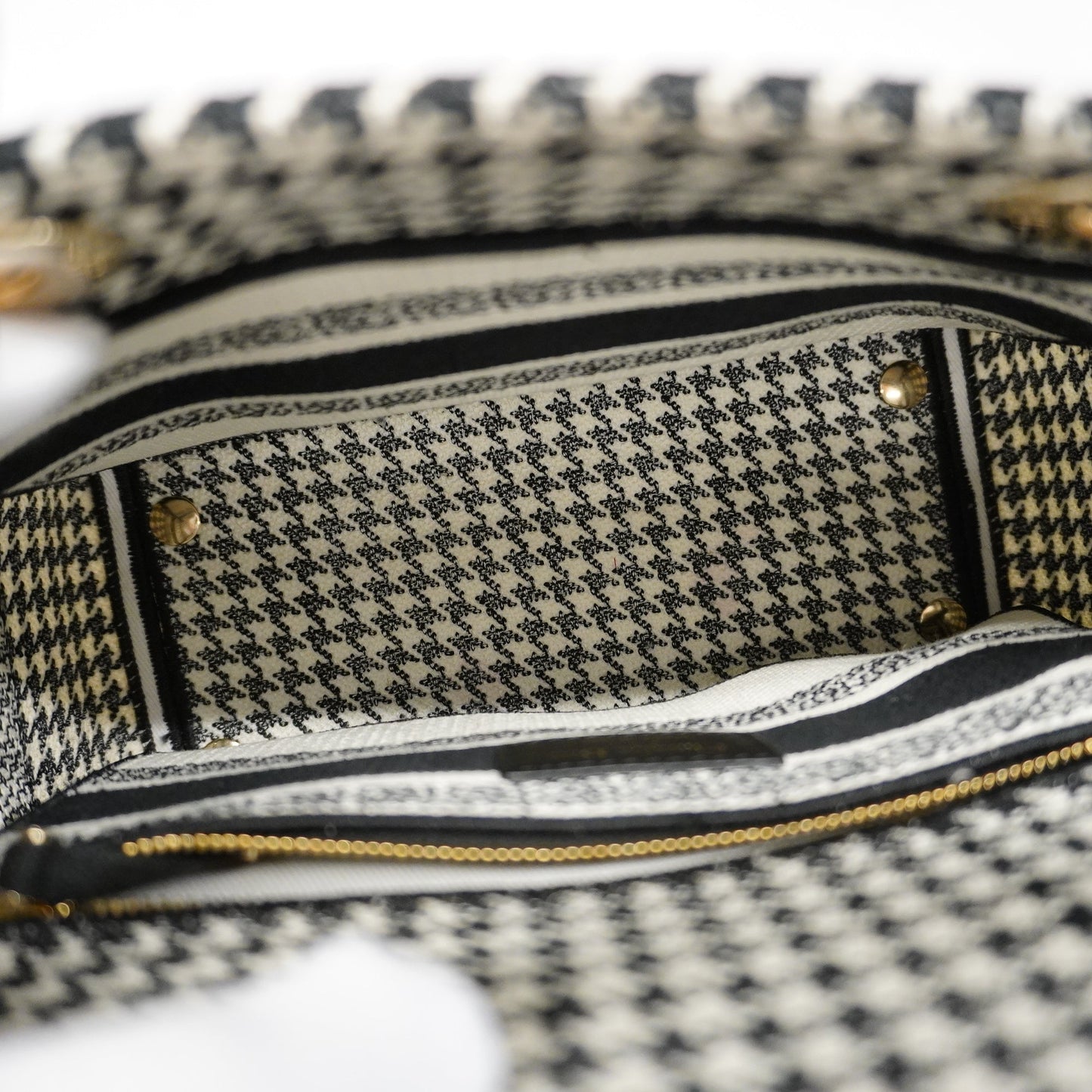 CHRISTIAN DIOR Lady Dior Handbag Women's Canvas Handbag,Shoulder Bag